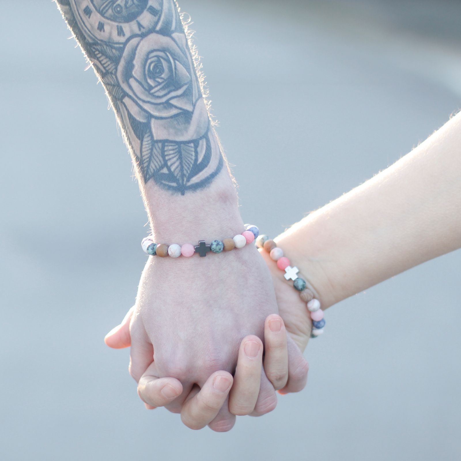 Conjunto de 2 Pulseras en Piedras Naturales – Fuerza
