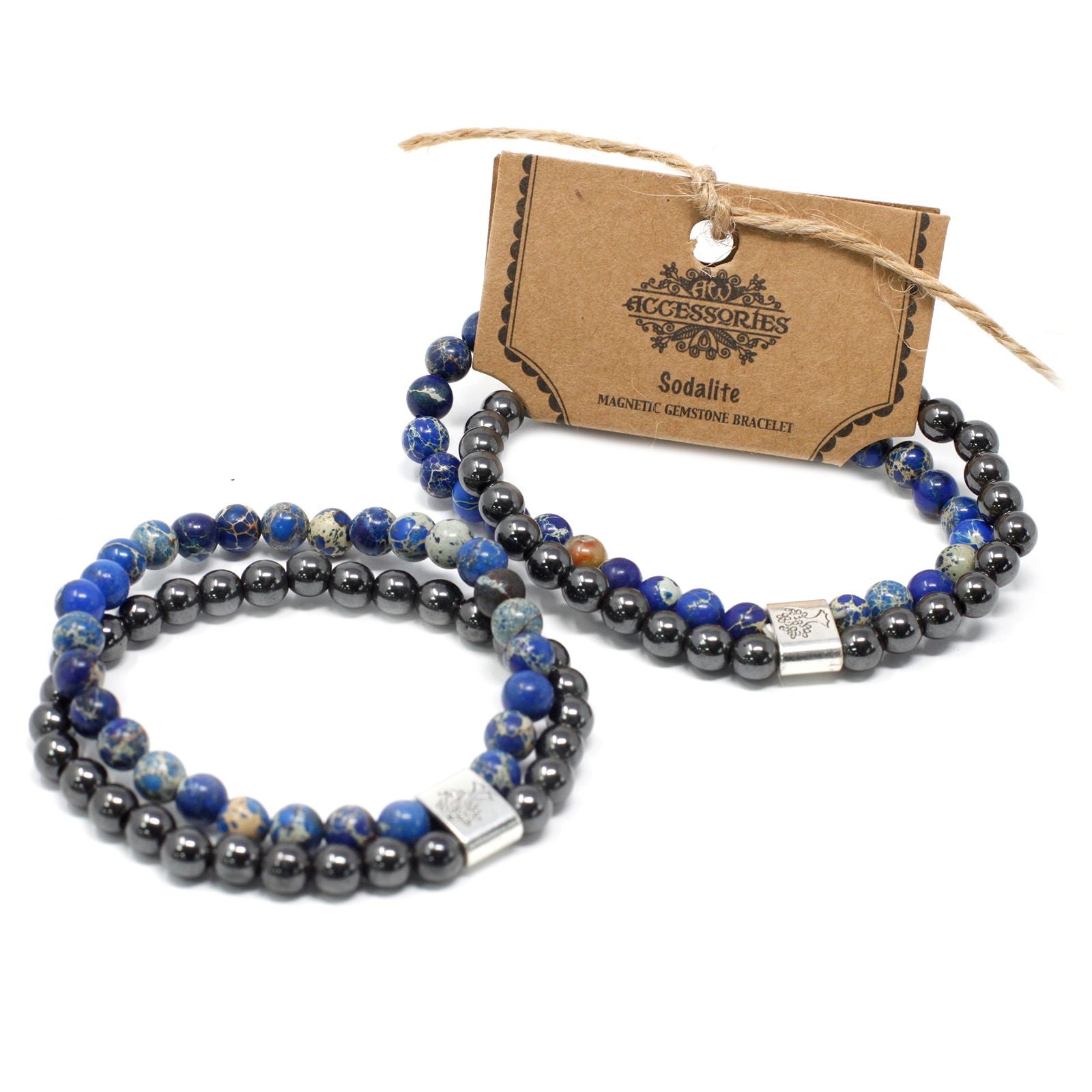 Pulseira Magnética em Pedras Naturais – Sodalite