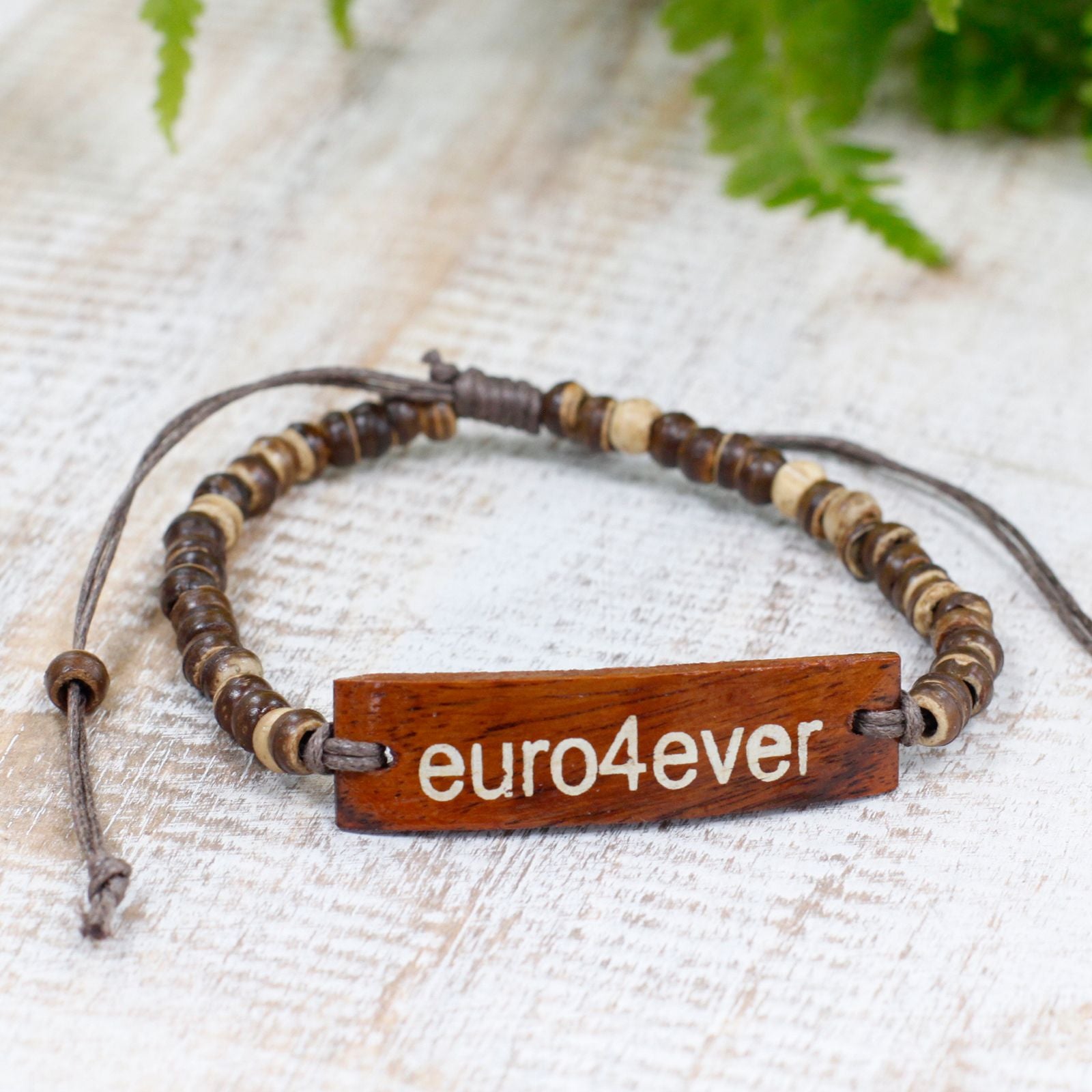 Pulseras con lema de coco – Euro4Ever