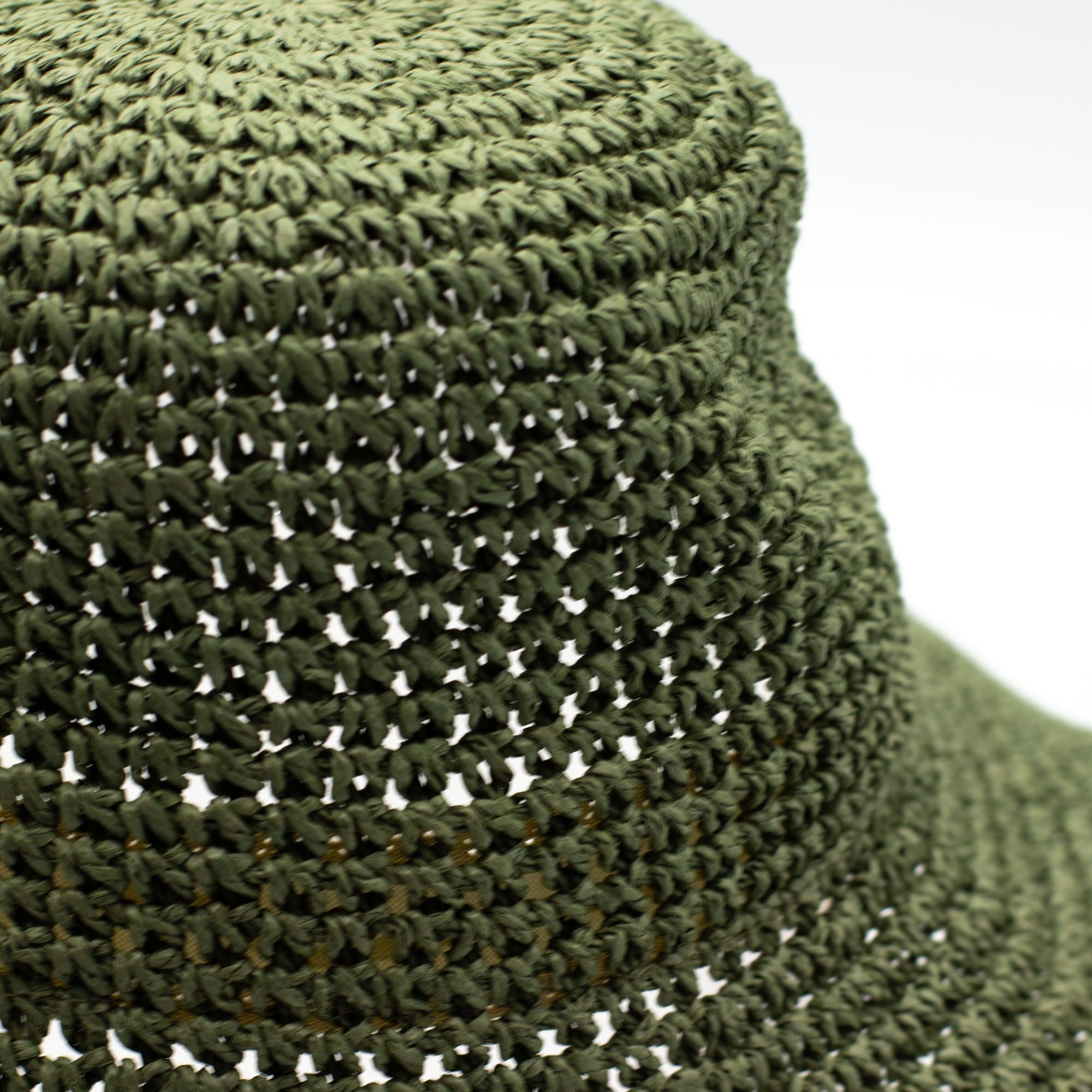Chapéu de sol Nomad Sari em palha floppy - Verde Musgo