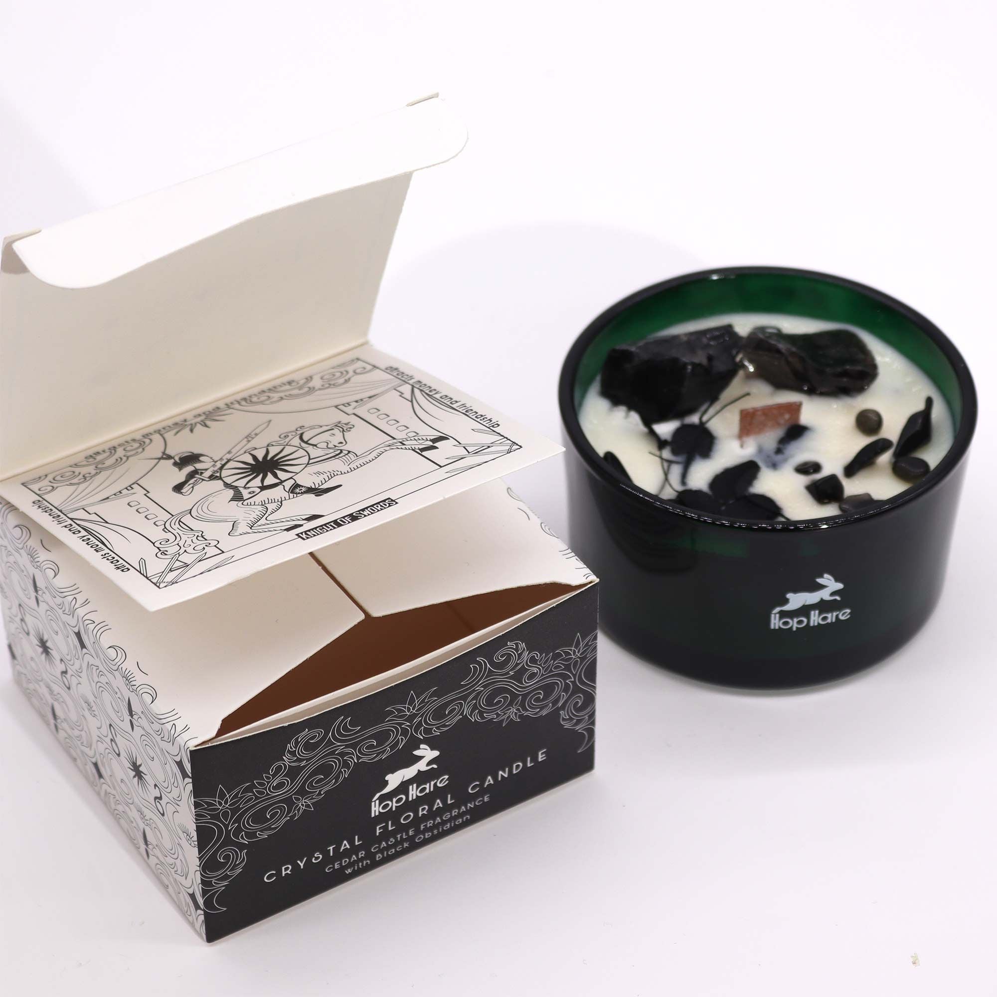 Vela Floral Mágica com Cristal Hop Hare Cavaleiro da Espada