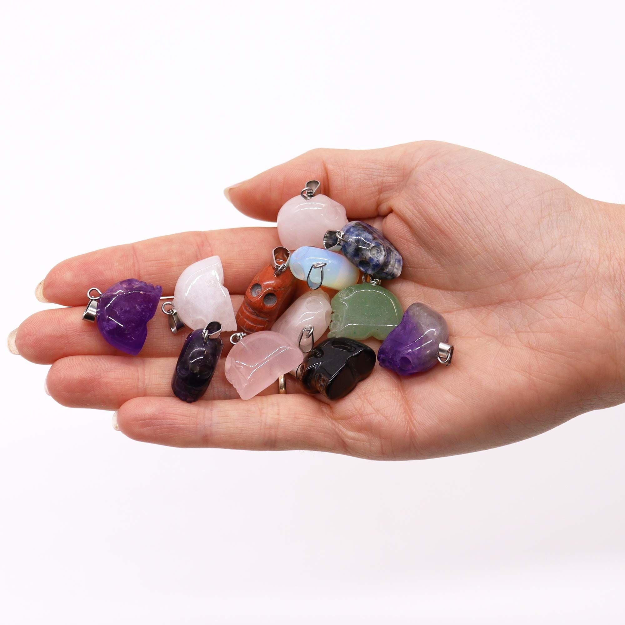 Pendentes Mini Caveiras - 20x15mm