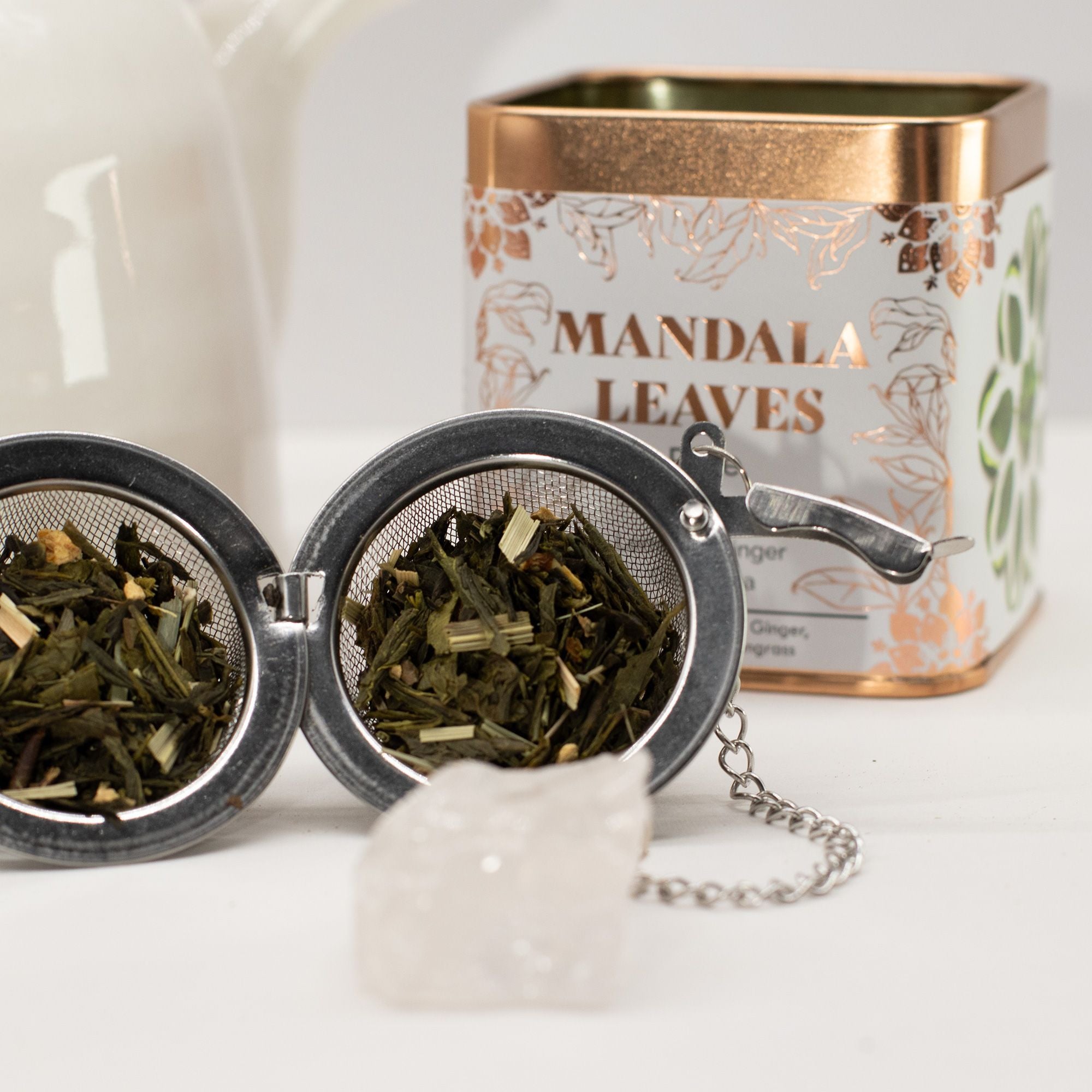 Chá Verde Clássico Biológico com Limão e Gengibre – Lata 50g