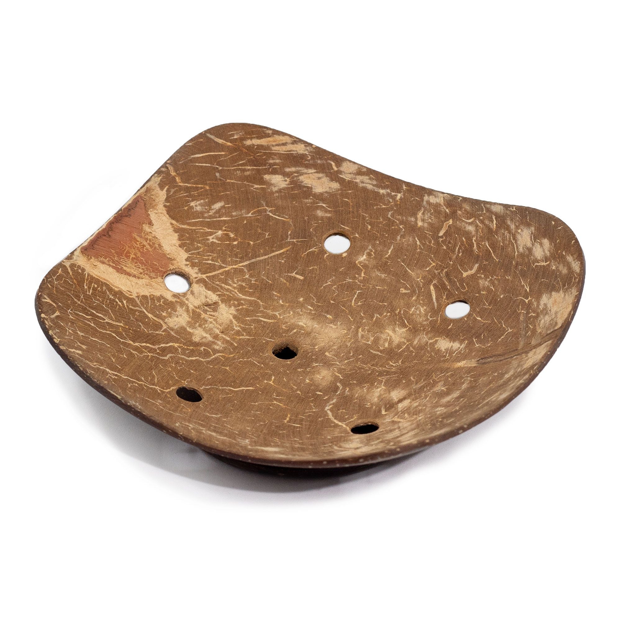 Saboneteira Quadrada em Coco Natural 11 cm