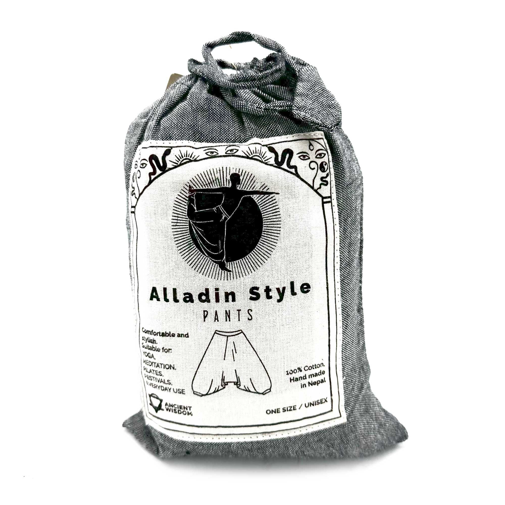 Calças para yoga e festivais Aladdin Himalayan - Cinzento