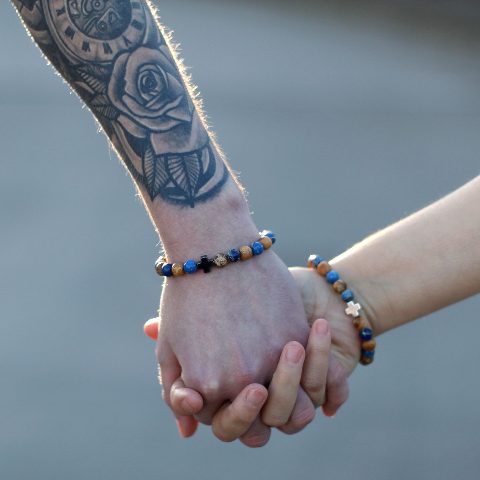 Conjunto de 2 Pulseiras em Pedras Naturais – Paz