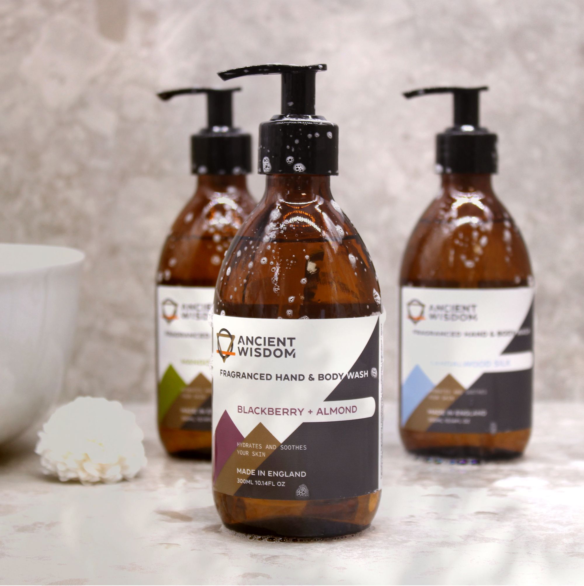 Gel de Banho de Mãos e Corpo - Framboesa e Romã