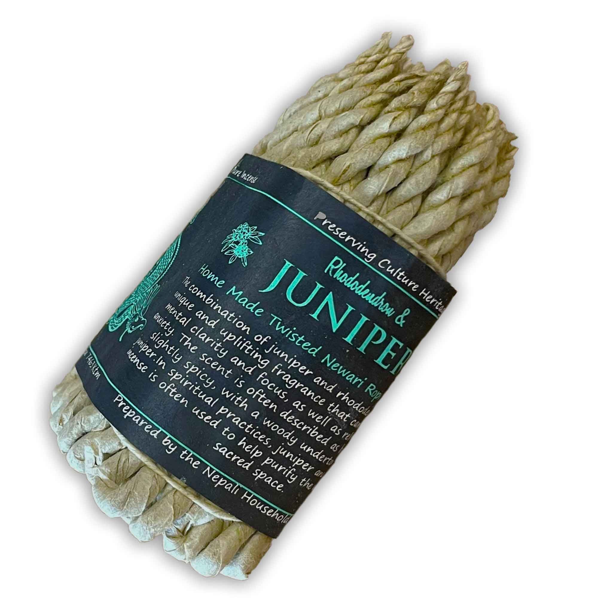 Incenso de Corda Pure Herbs Rododendro e Zimbro