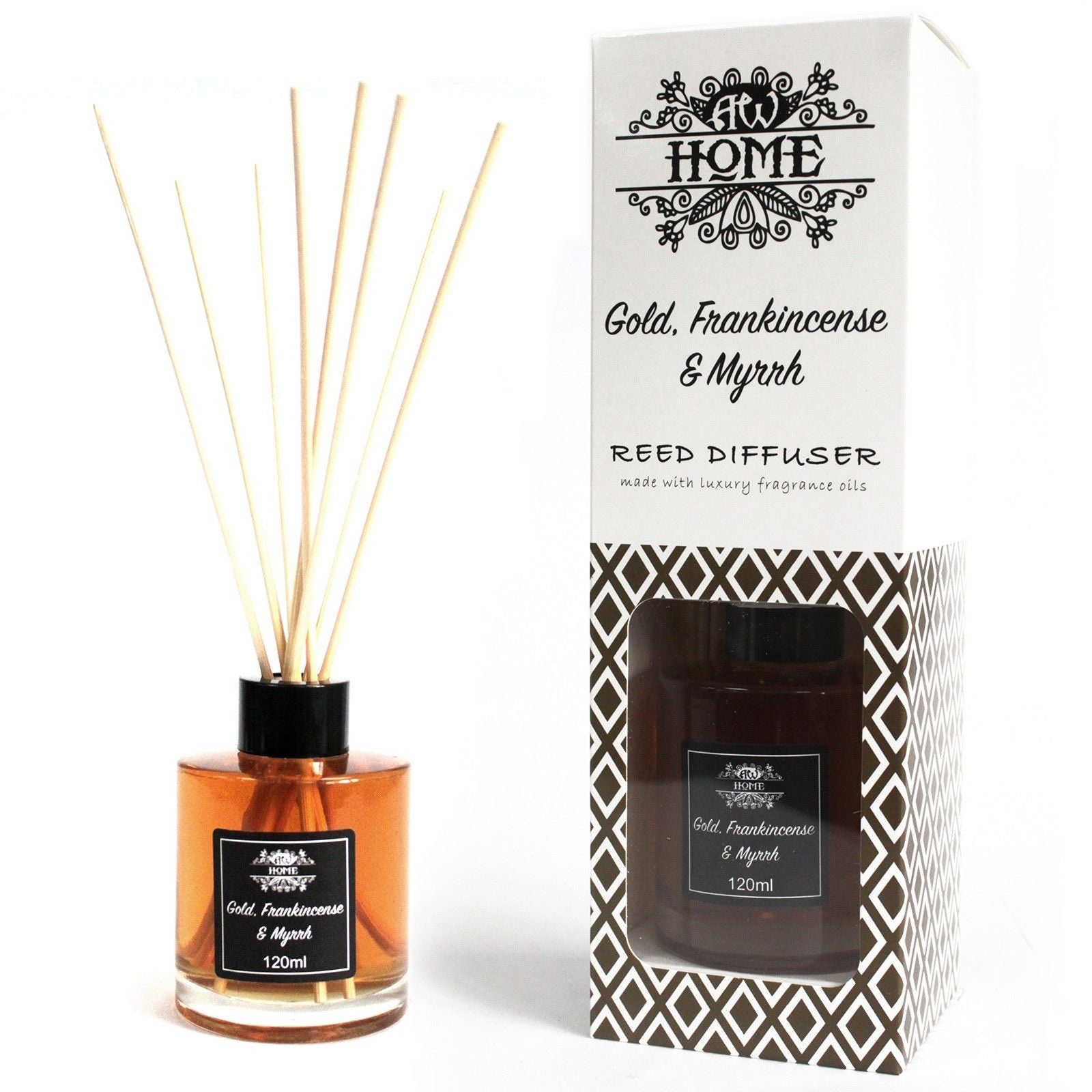 Difusor Aromático 120 ml - Ouro, Incenso e Mirra