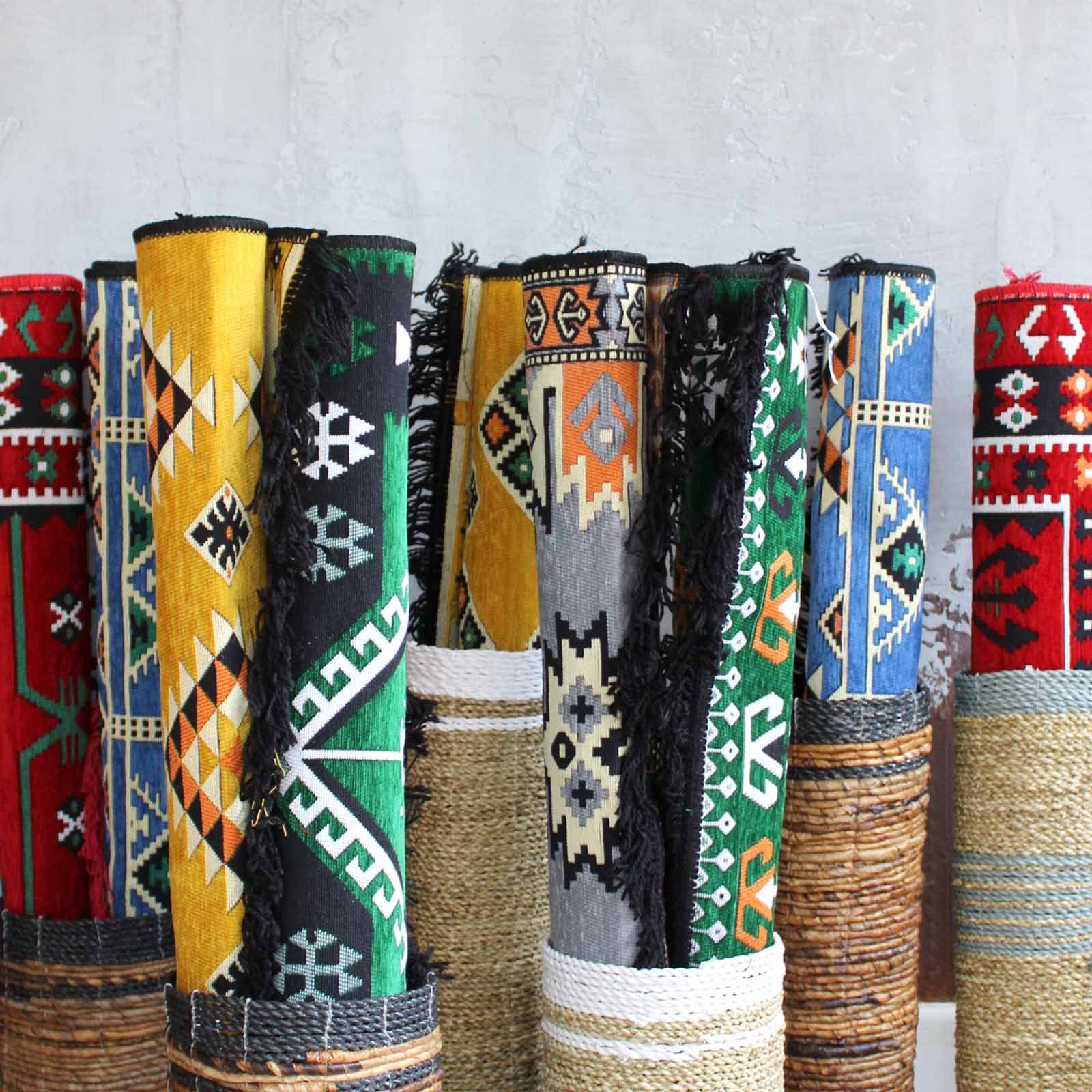 Tapete Kilim Azul Claro