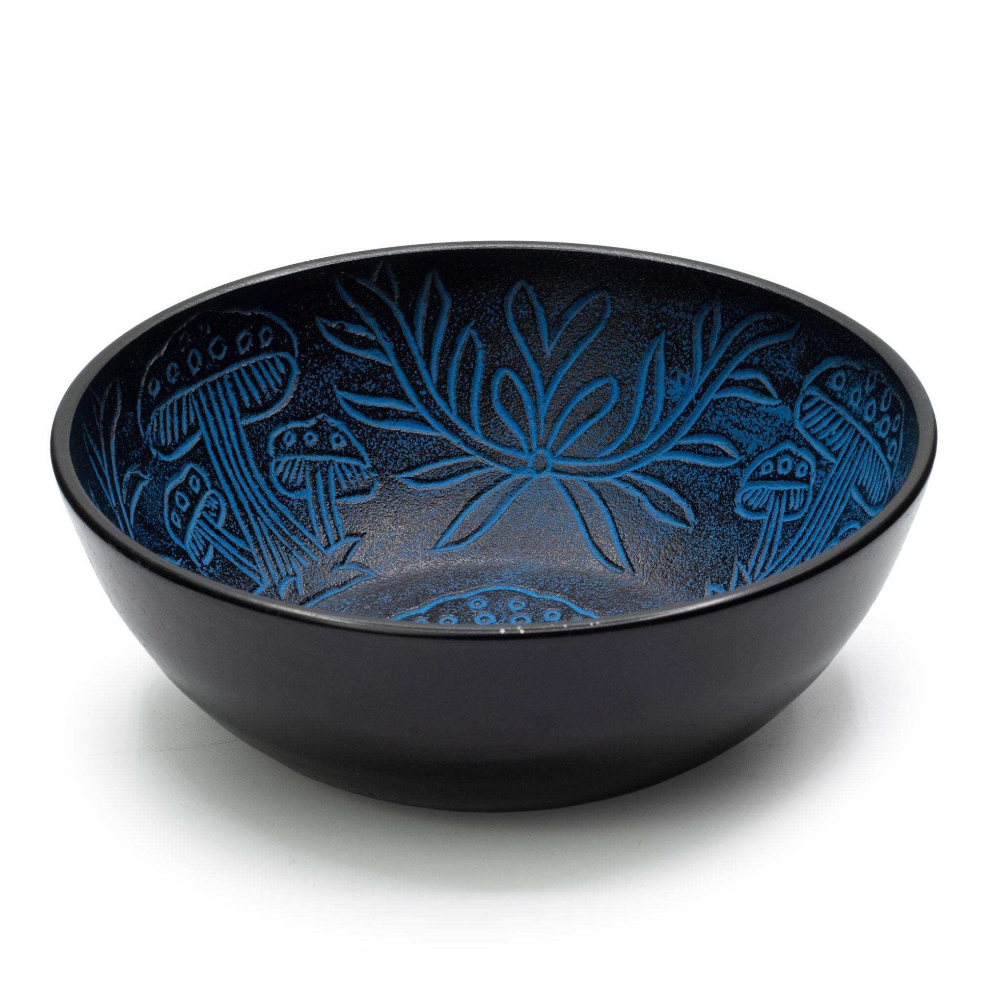 Cuenco Tibetano de Aluminio – Champiñón Mágico – Azul