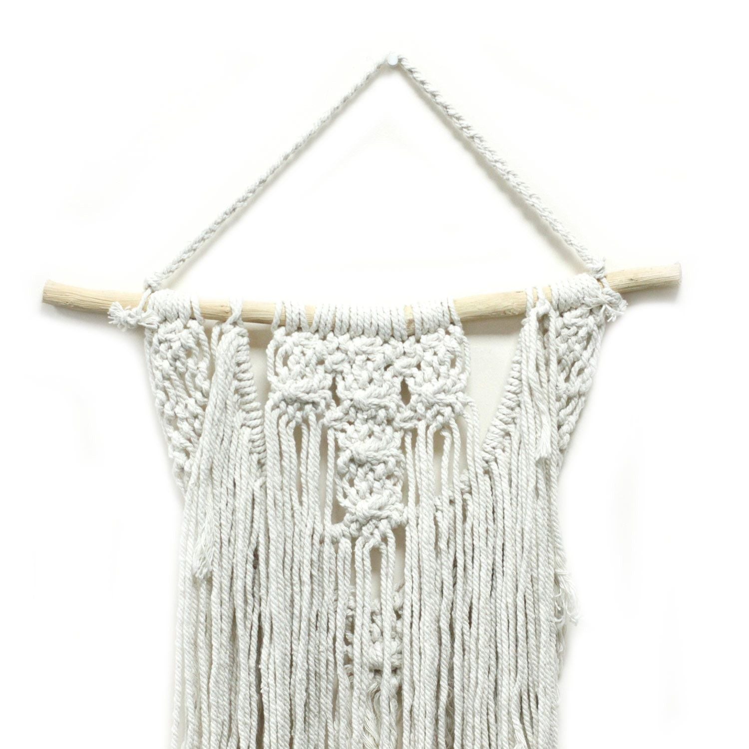 Tapeçaria de Macramé Bênção de Casamento