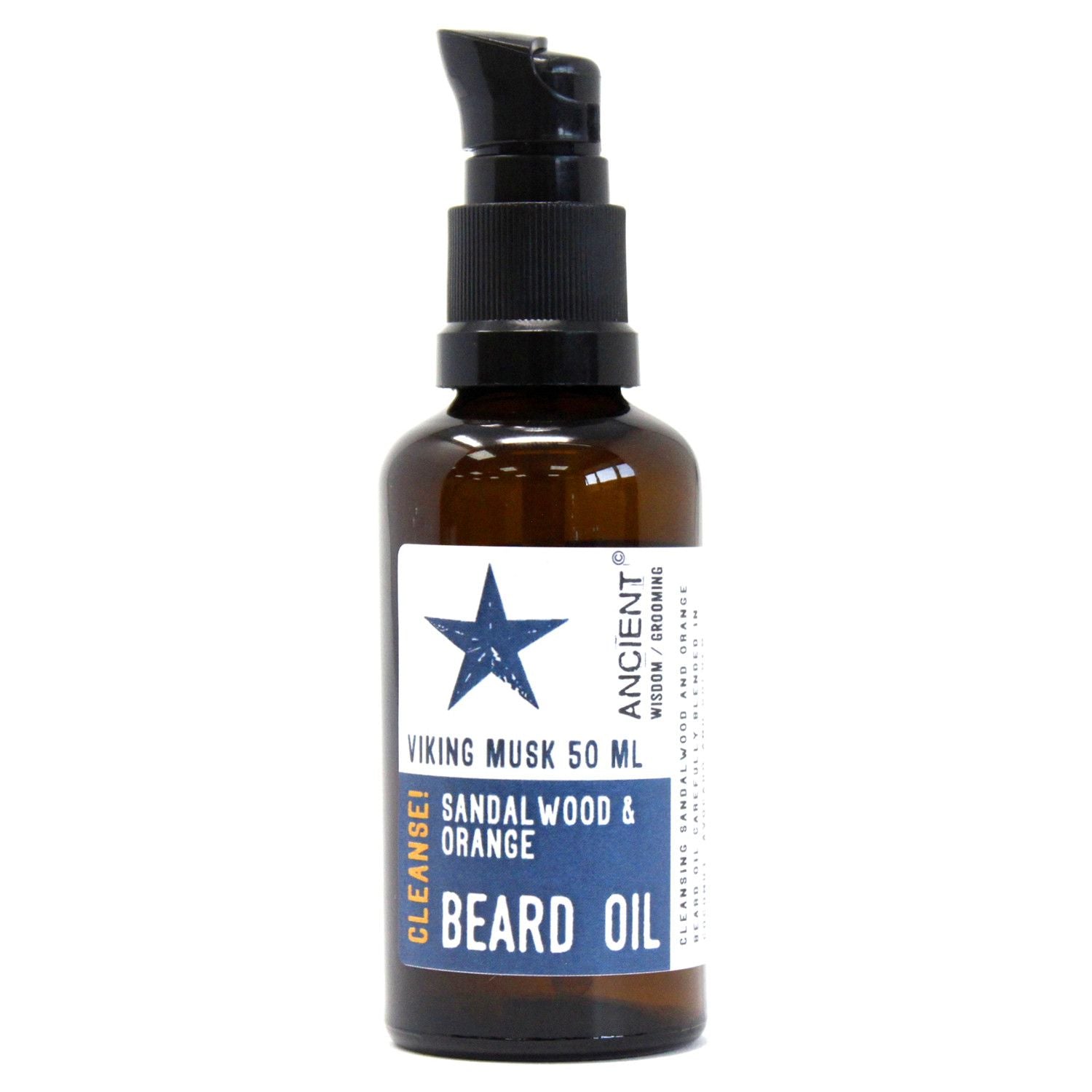 Óleo para Barba 50 ml - Almíscar Viking - Limpa