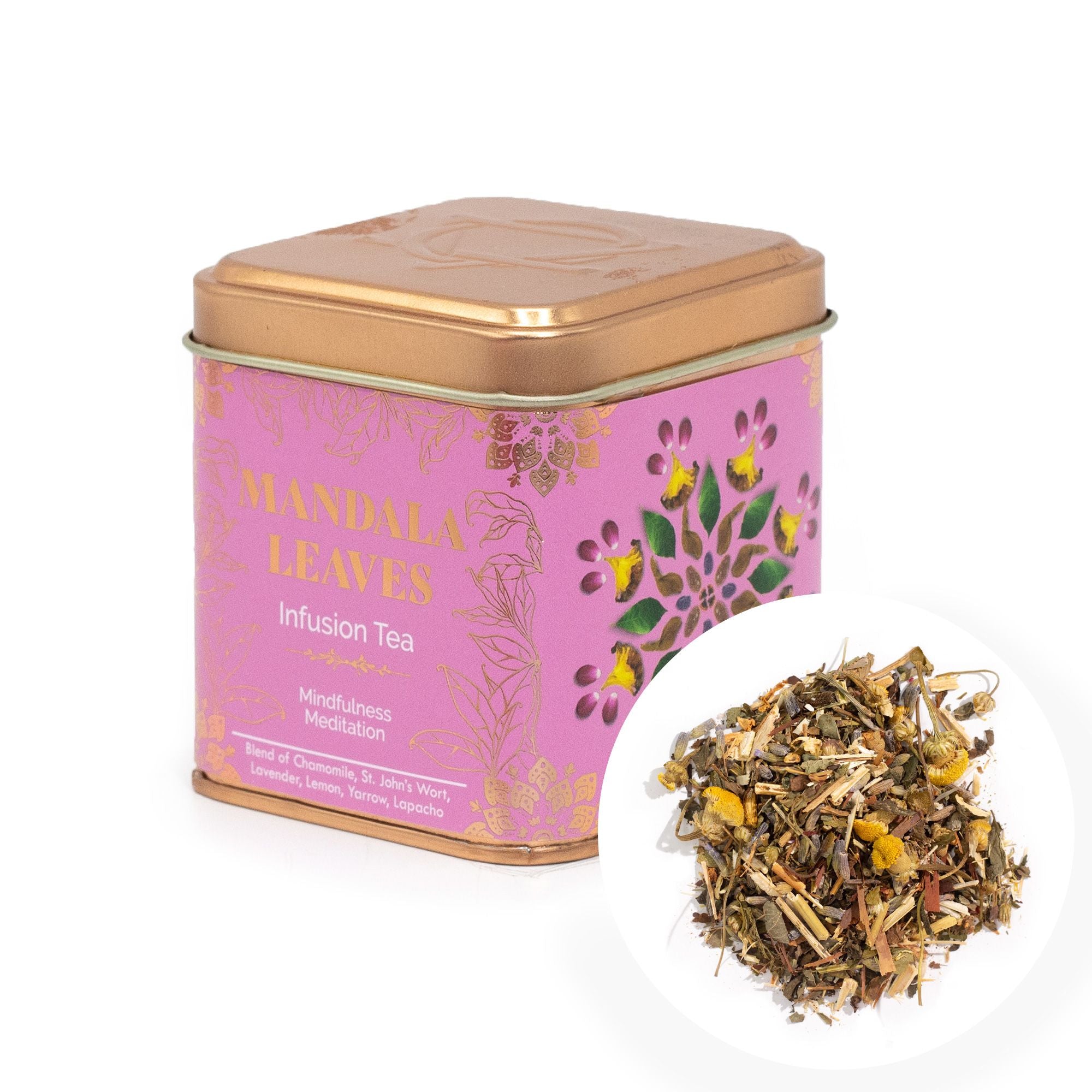 Mistura de Chá Atenção Plena e Meditação – Lata 50g