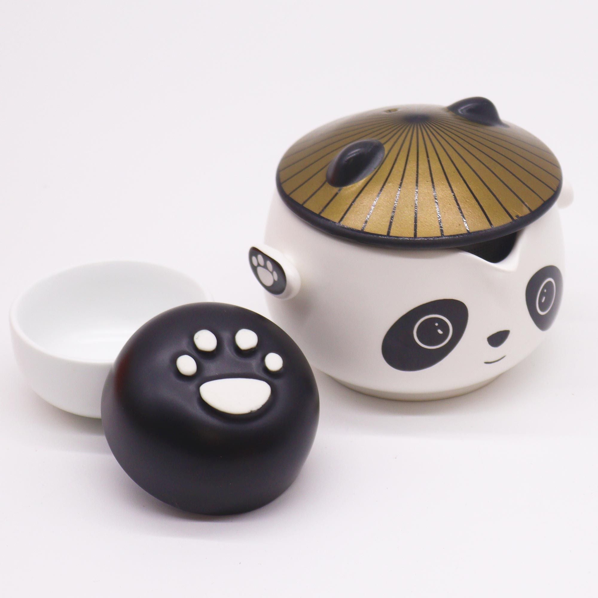 Conjunto de Bule Panda – Duas Chávenas e Estojo de Viagem