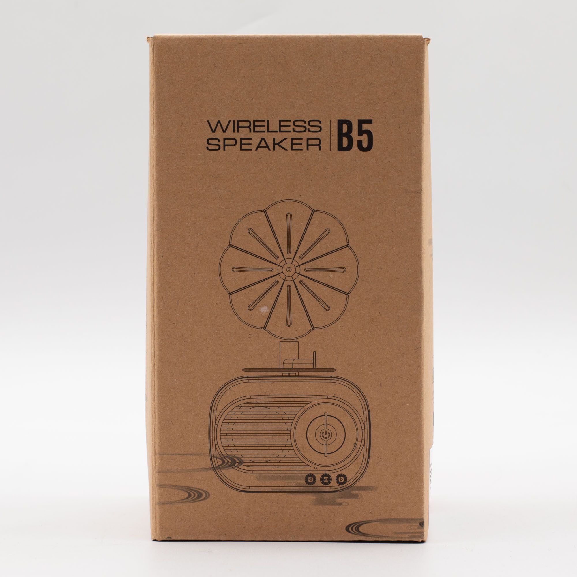 Coluna de Som Mini Gramofone Retro com Bluetooth e Rádio FM