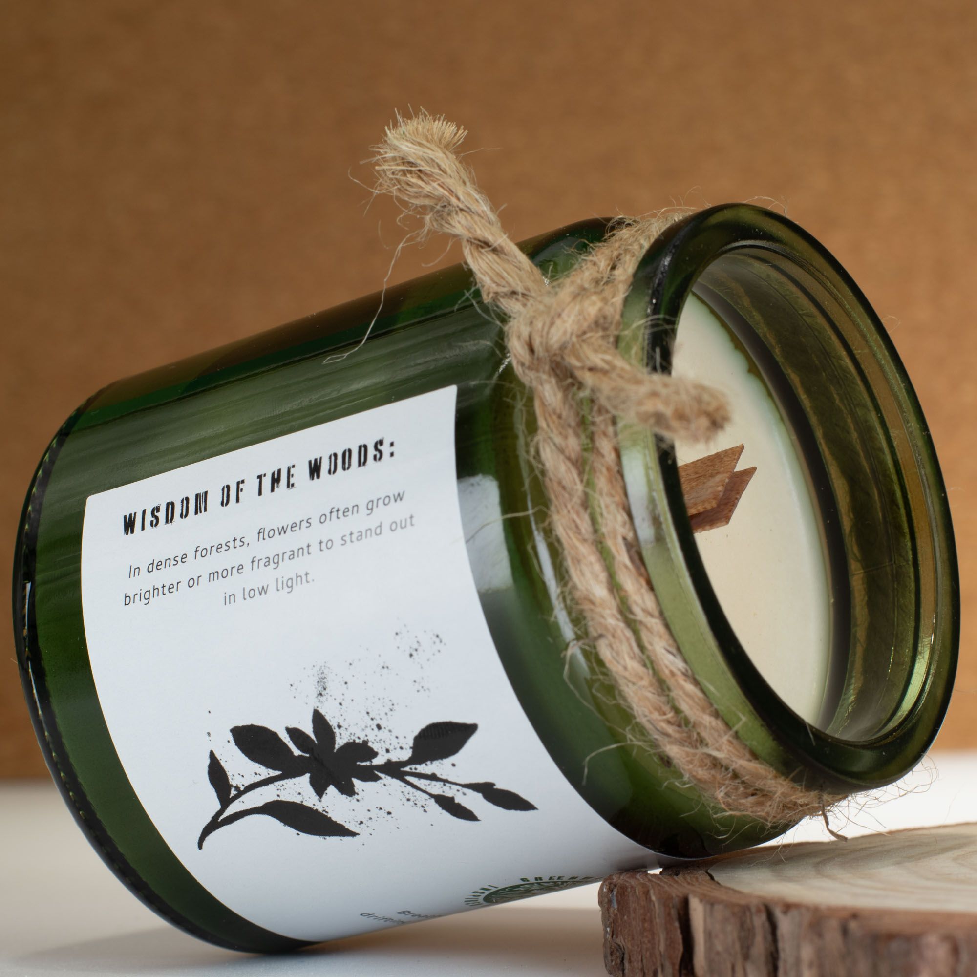 Vela de Soja Greenman Woodwick Clareira de Jasmim