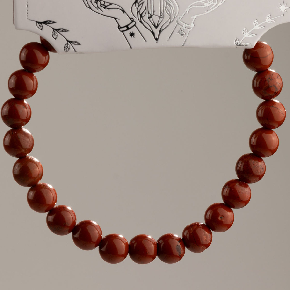 Pulseira de Poder Pequena (17cm x 6mm) - Cornalina