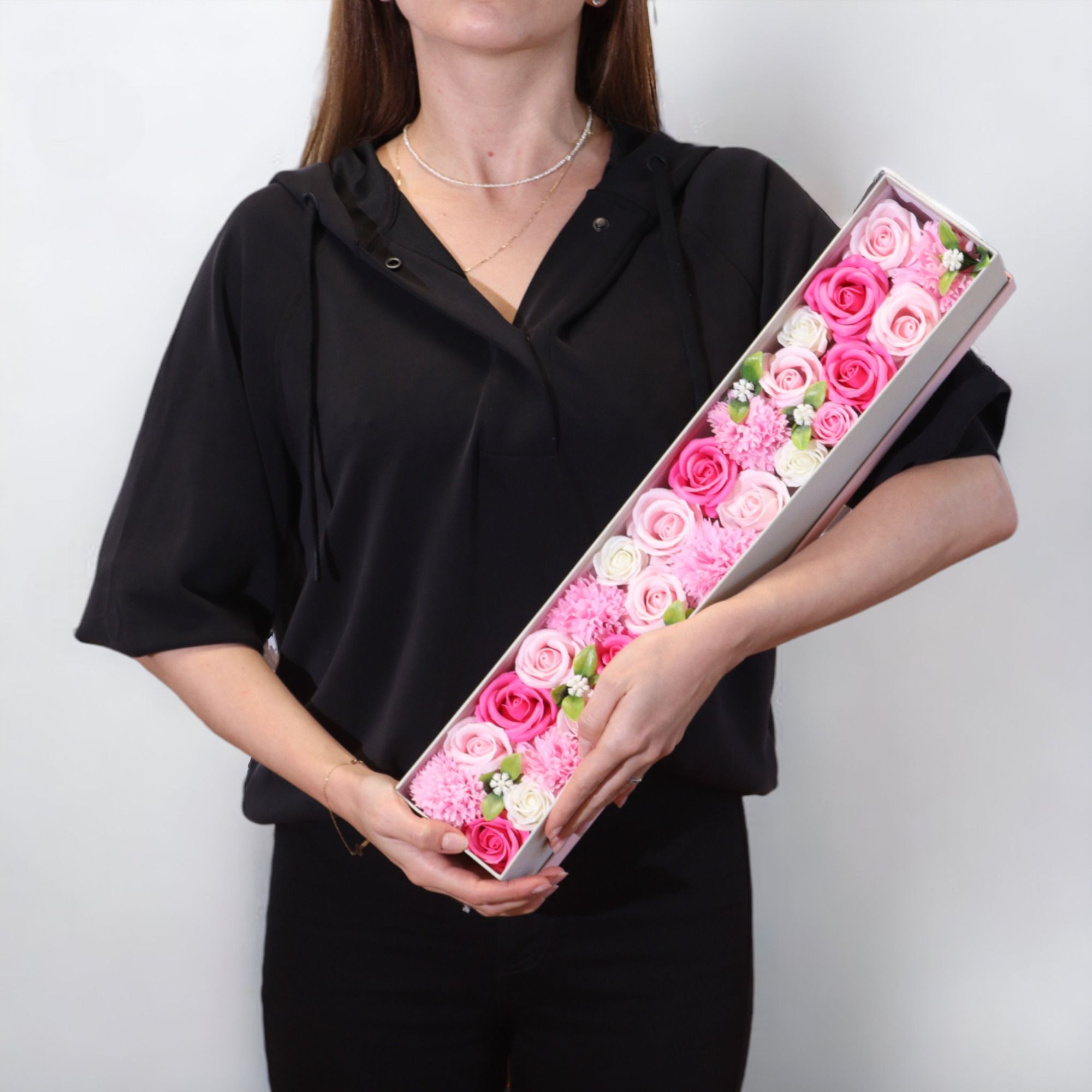 Caixa Extra Longa - Bênçãos de Bebé - Rosa