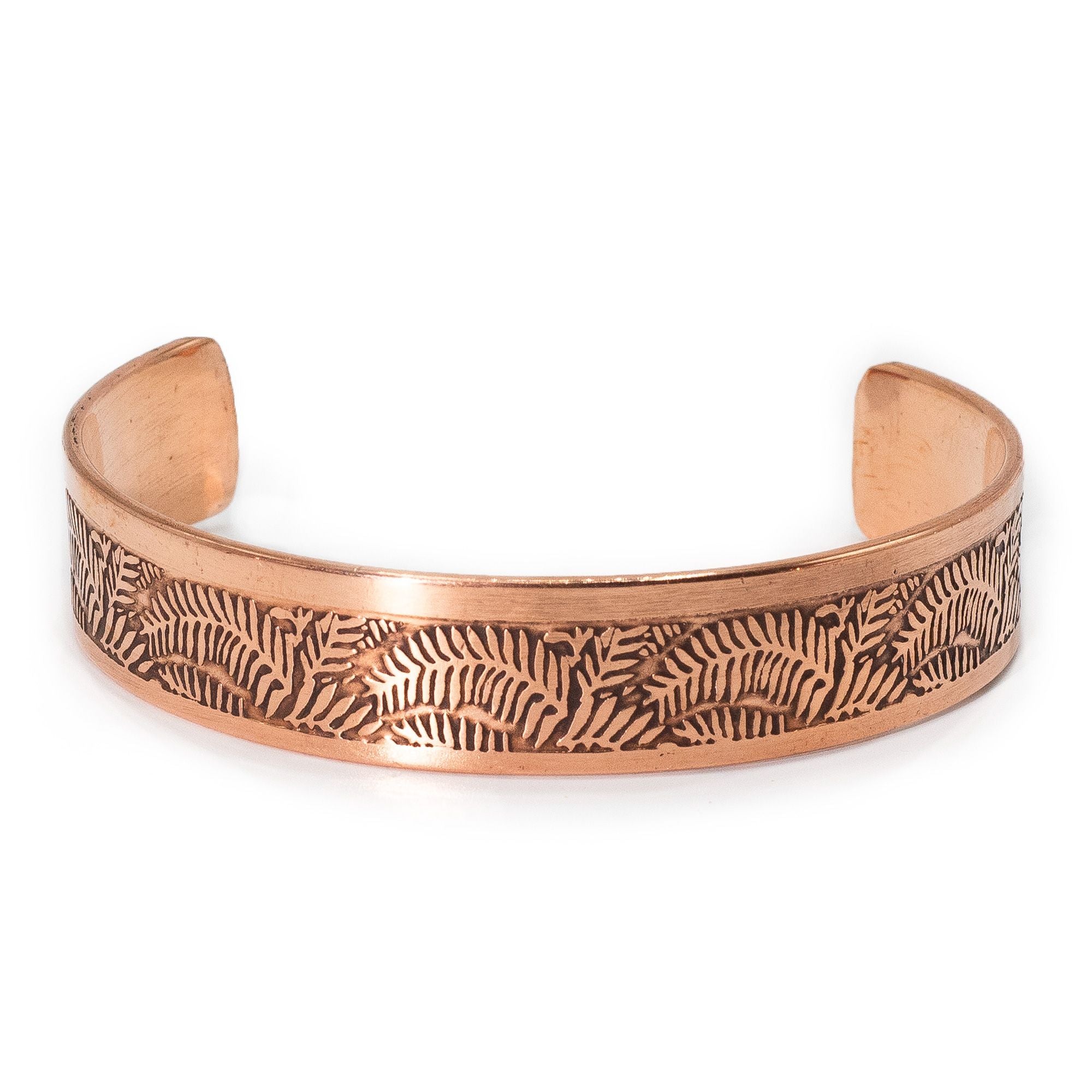 Pulseiras de Cobre Maciço com Gravações de Afirmações (Sortidas)