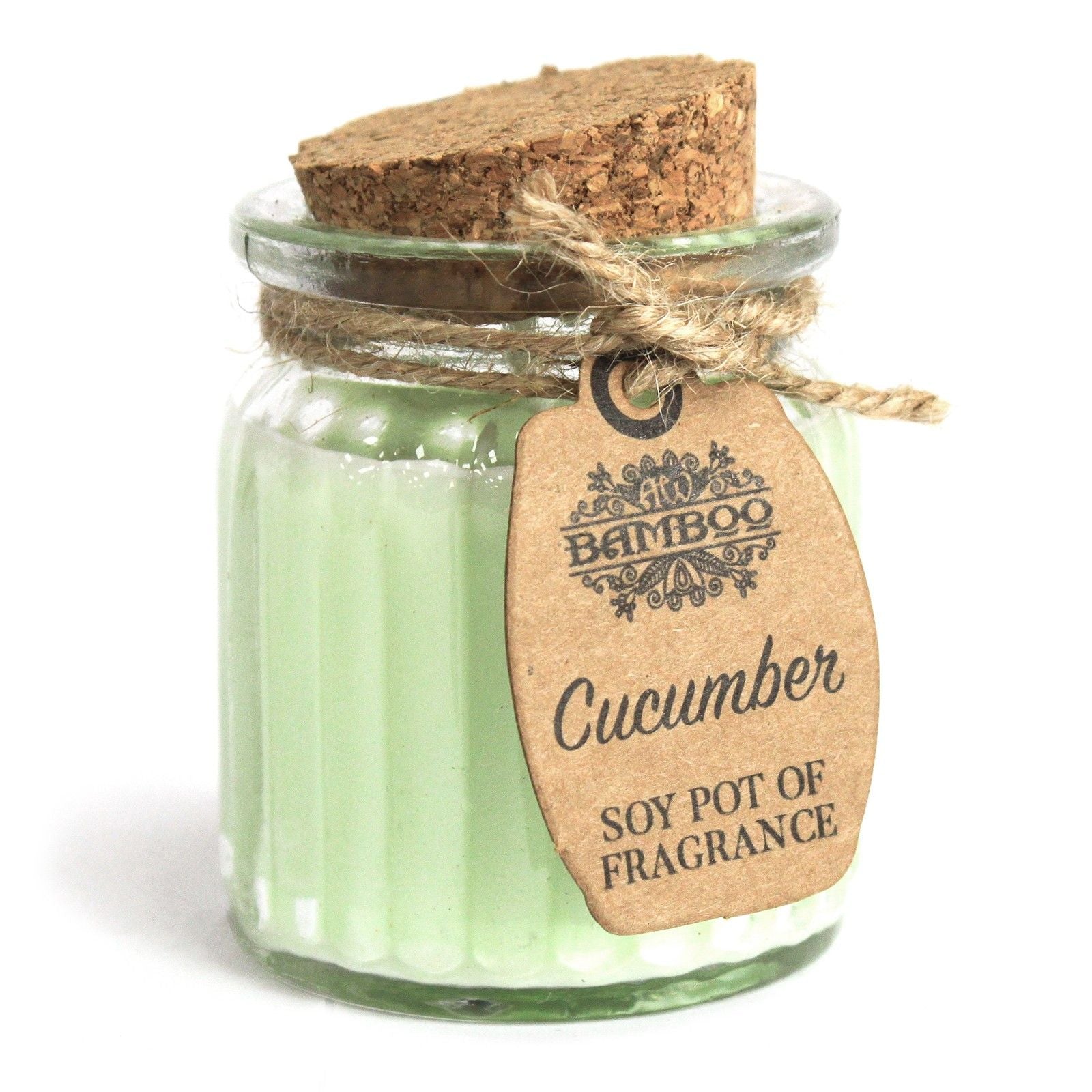 Vela de Cera de Soja em Frasco Pepino