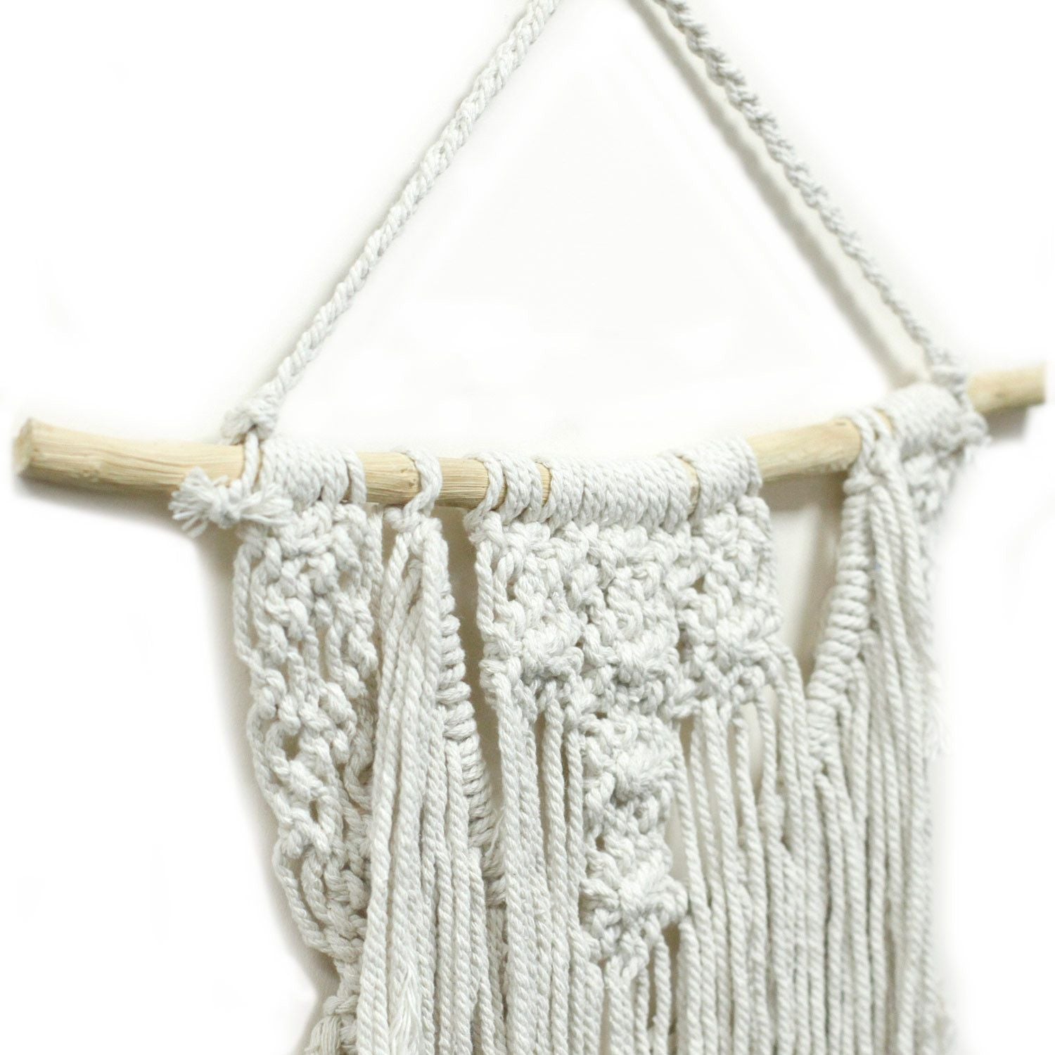 Tapeçaria de Macramé Bênção de Casamento