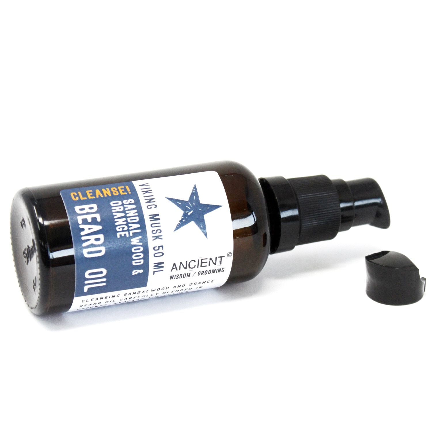 Óleo para Barba 50 ml - Almíscar Viking - Limpa