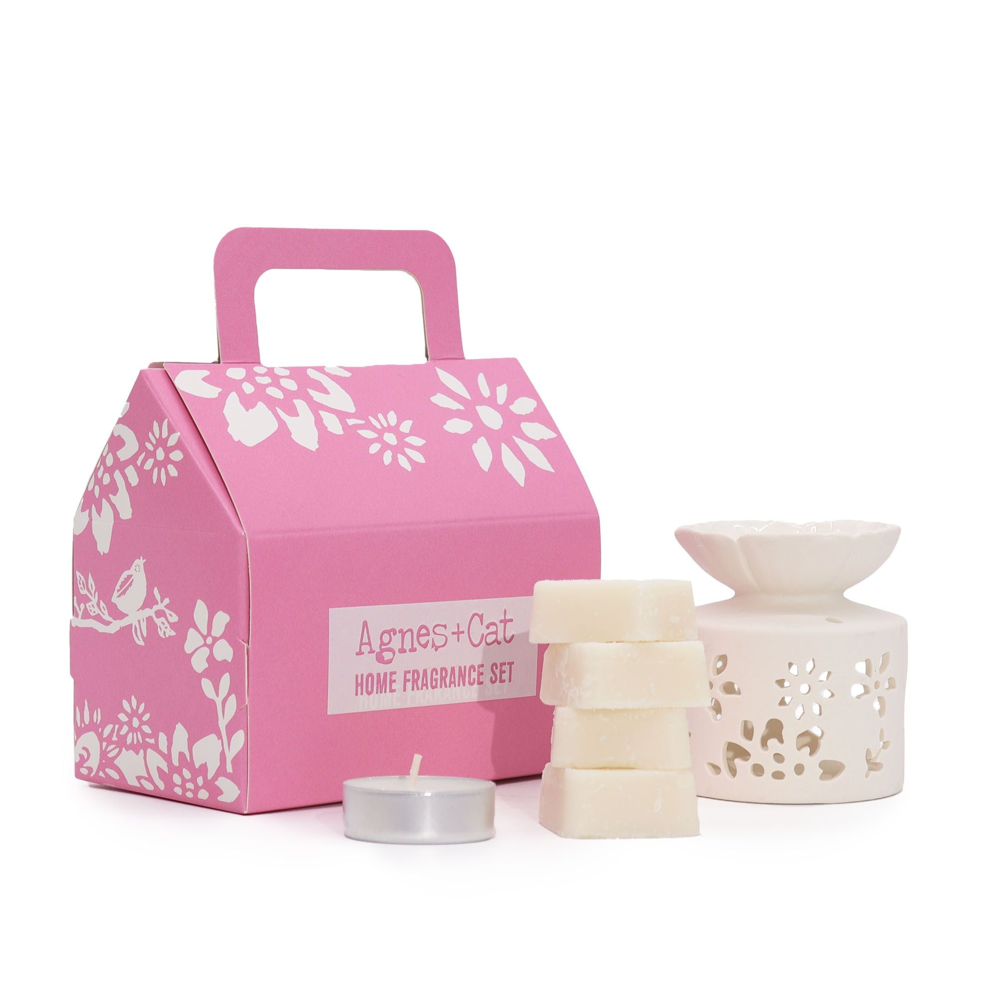 Conjunto Presente de Fragrâncias Agnes & Cat - Chá e Rosas