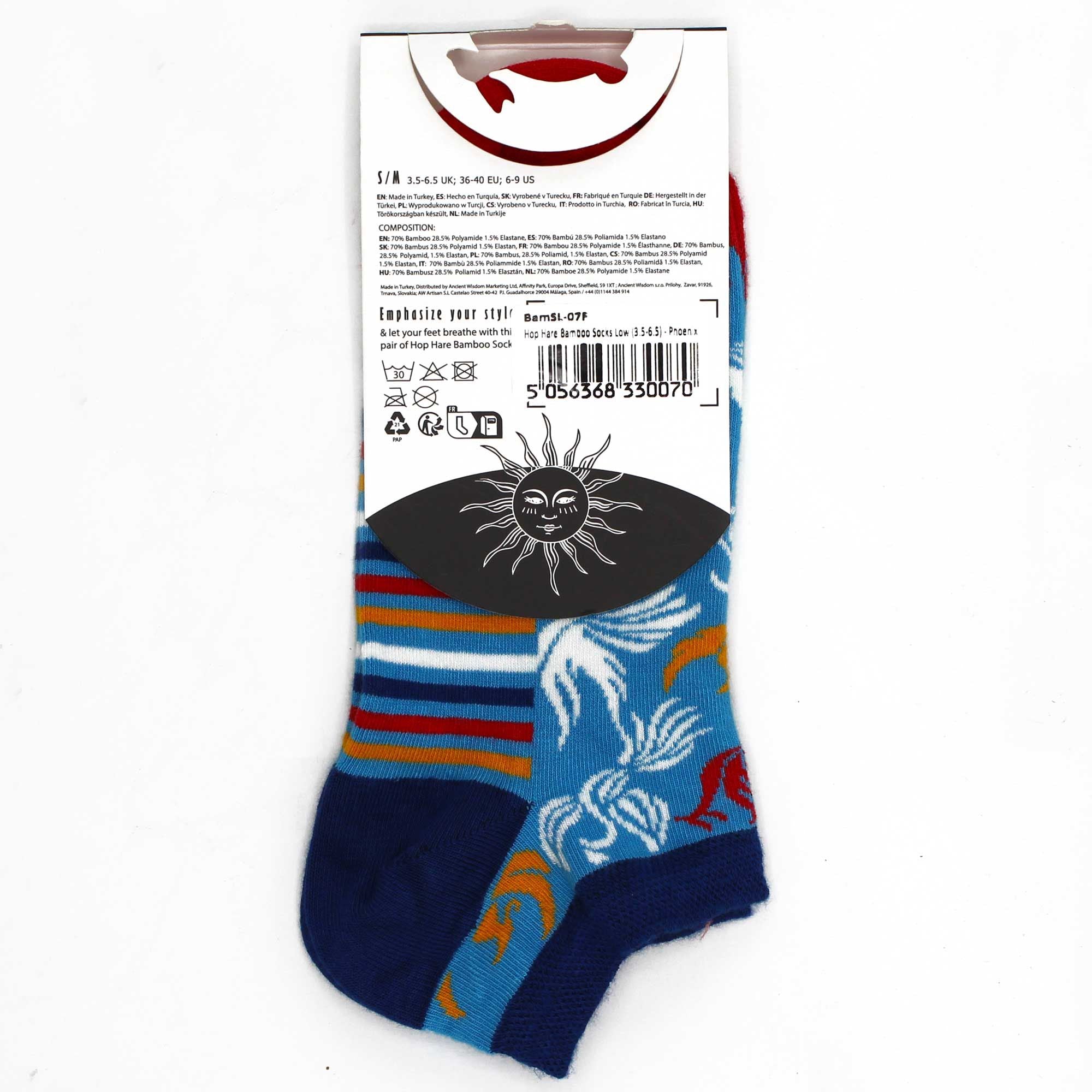 Soquetes de bambu Hop Hare S/M 36-40 - Fénix