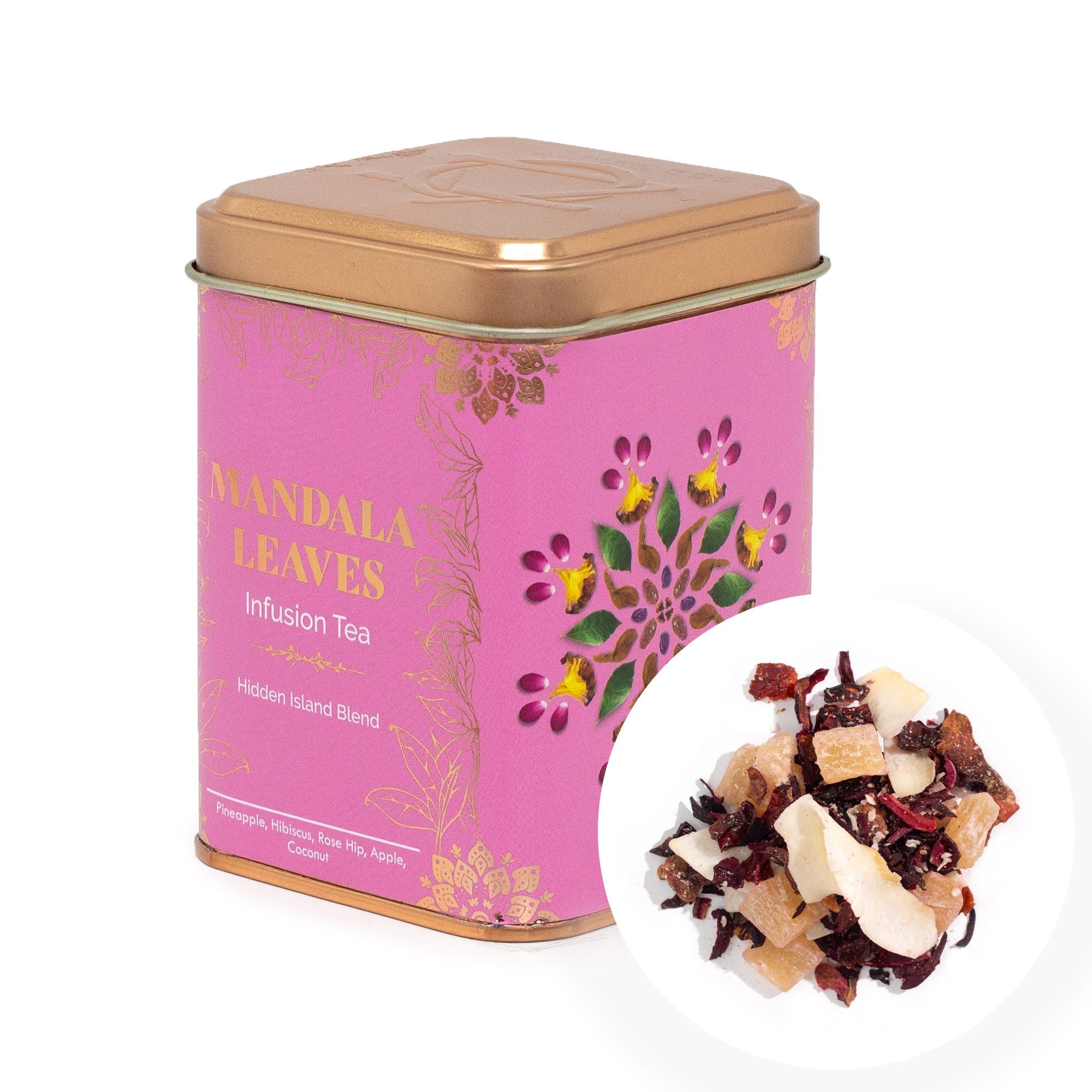 Mistura de Chá Ilhas Ocultas – Lata 50g