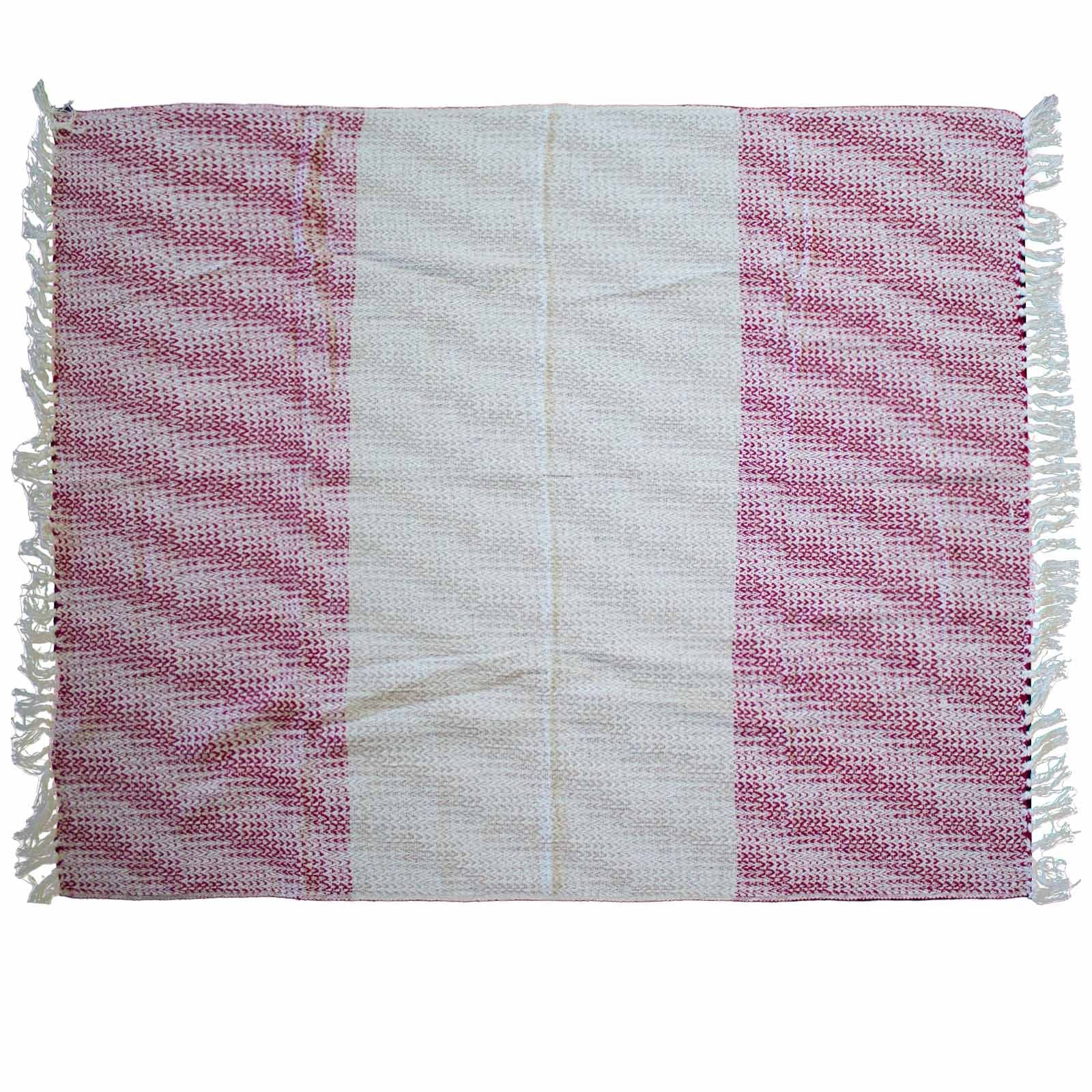 Manta Boho Conforto Ruby Bicolor