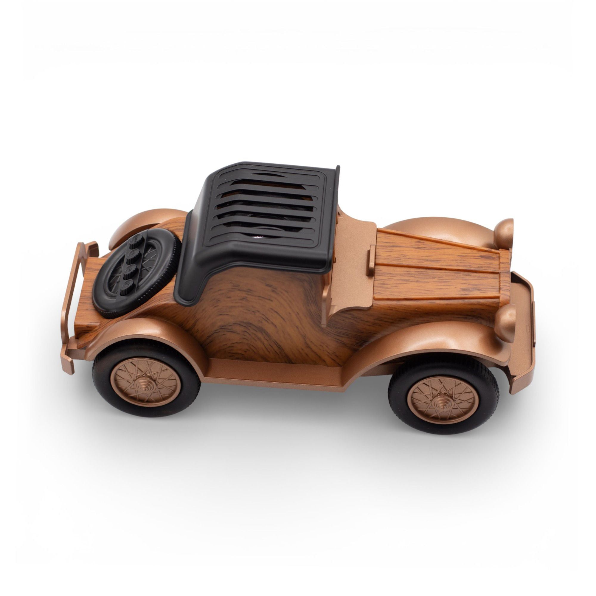 Coluna de Som Retro para Carro com Suporte de Telemóvel Bluetooth