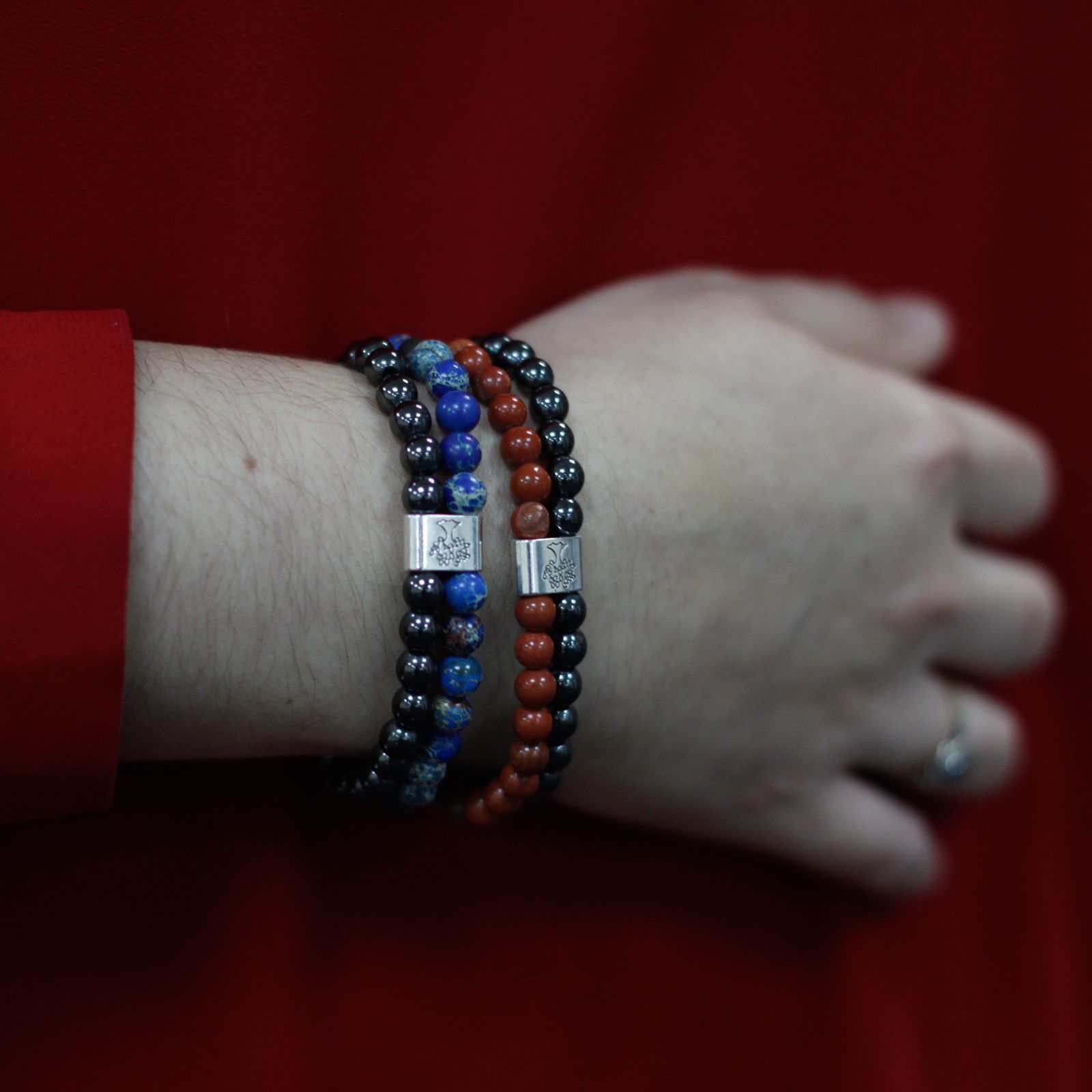 Pulseira Magnética em Pedras Naturais – Sodalite