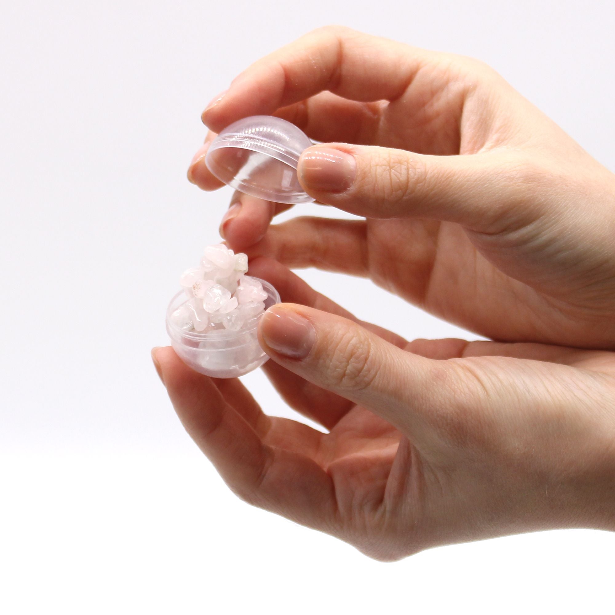 Bomba de Banho com Pulseira de Pedra Natural - Quartzo Rosa