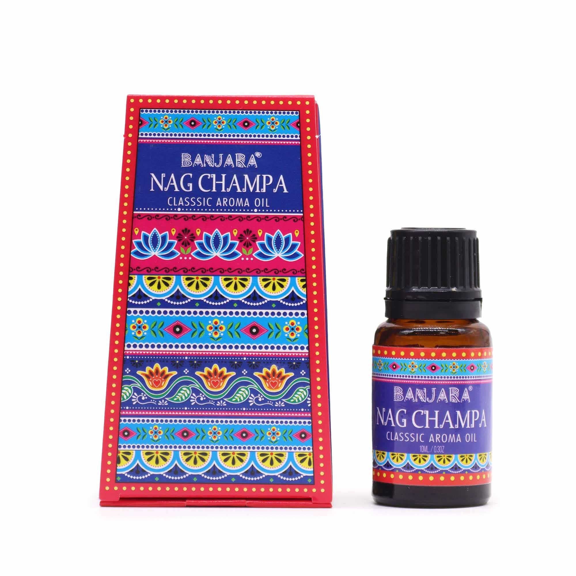 Óleo de Fragrância Indiano Banjara Nag Champa 10 ml