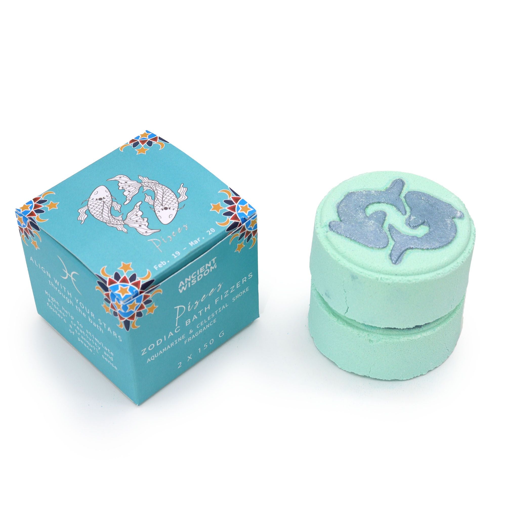 Kit de Bombas de Banho do Horóscopo - Peixes
