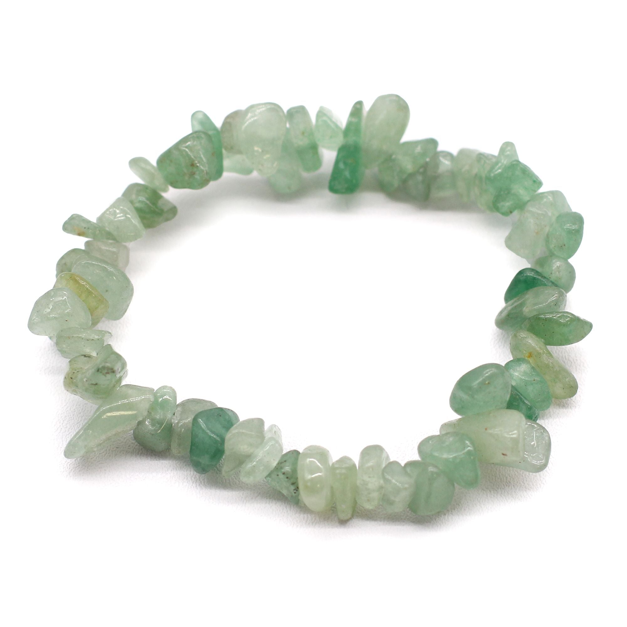 Bracelet in Fragments of Natural Stones – Green Aventurine