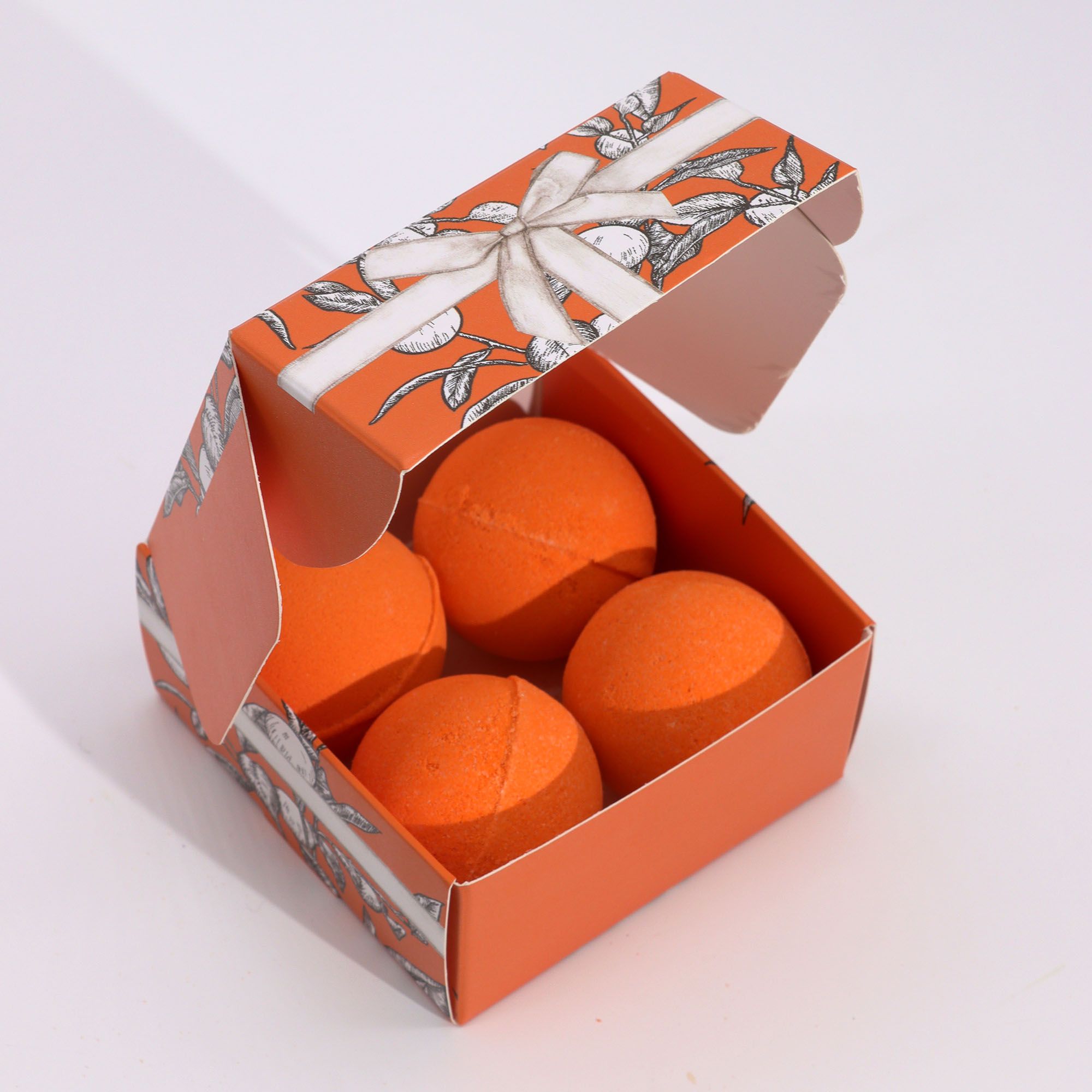 Set de 4 Bombas de Banho de Vitamina C - Aromaterapia