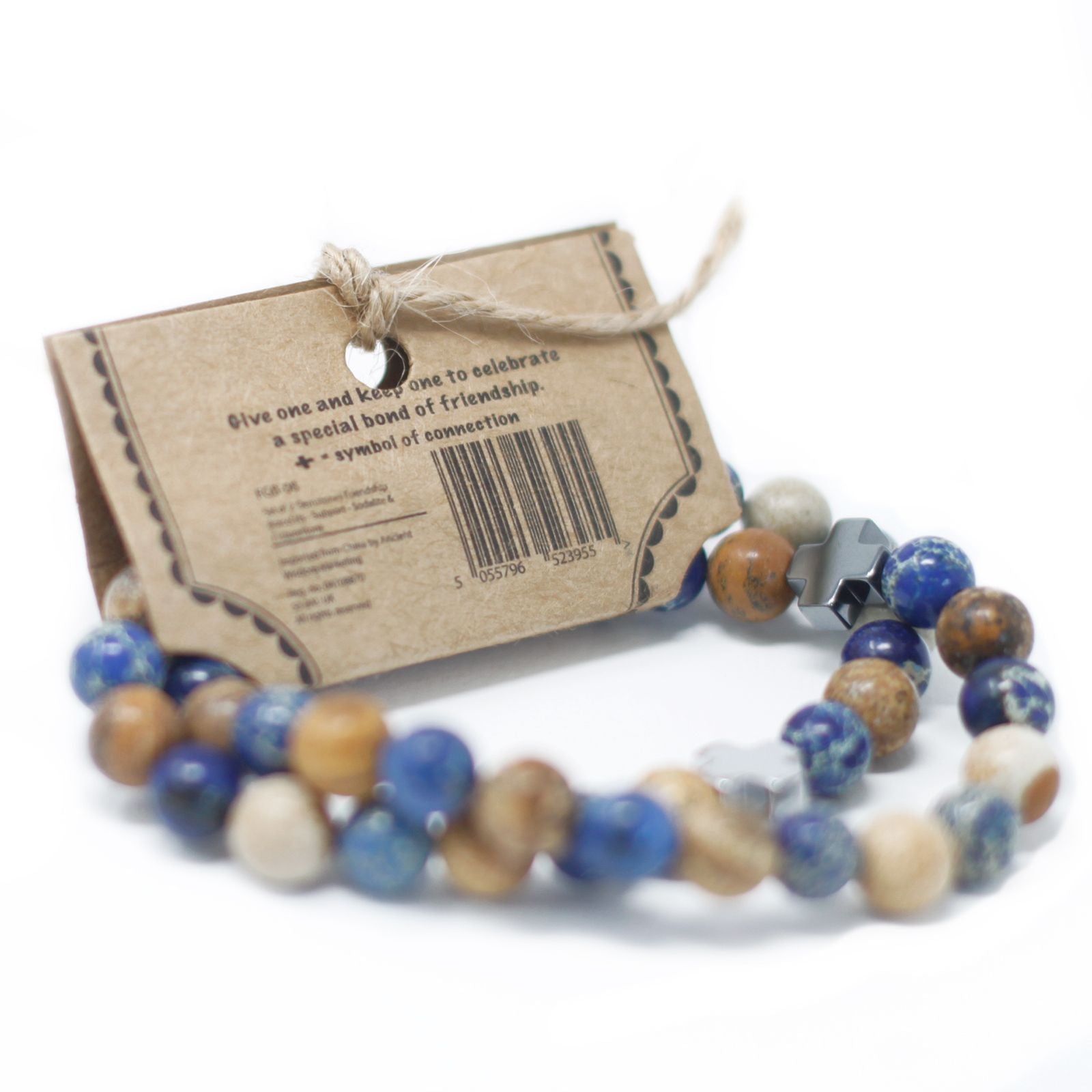 Conjunto de 2 Pulseiras em Pedras Naturais – Paz