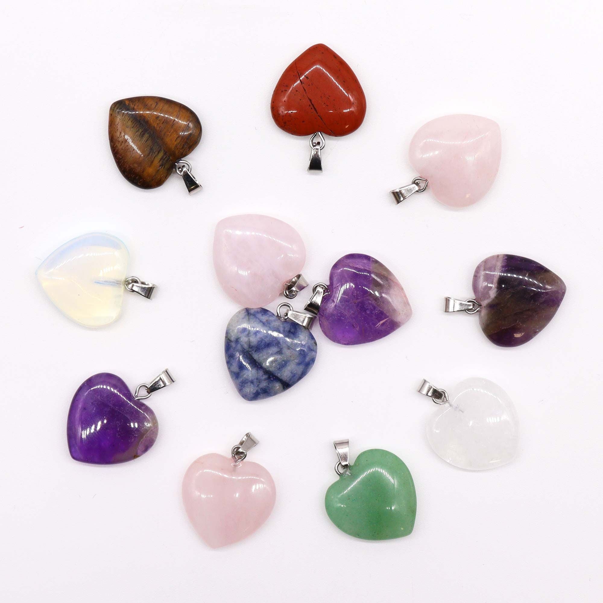 Pendentes Coração - 20x6mm