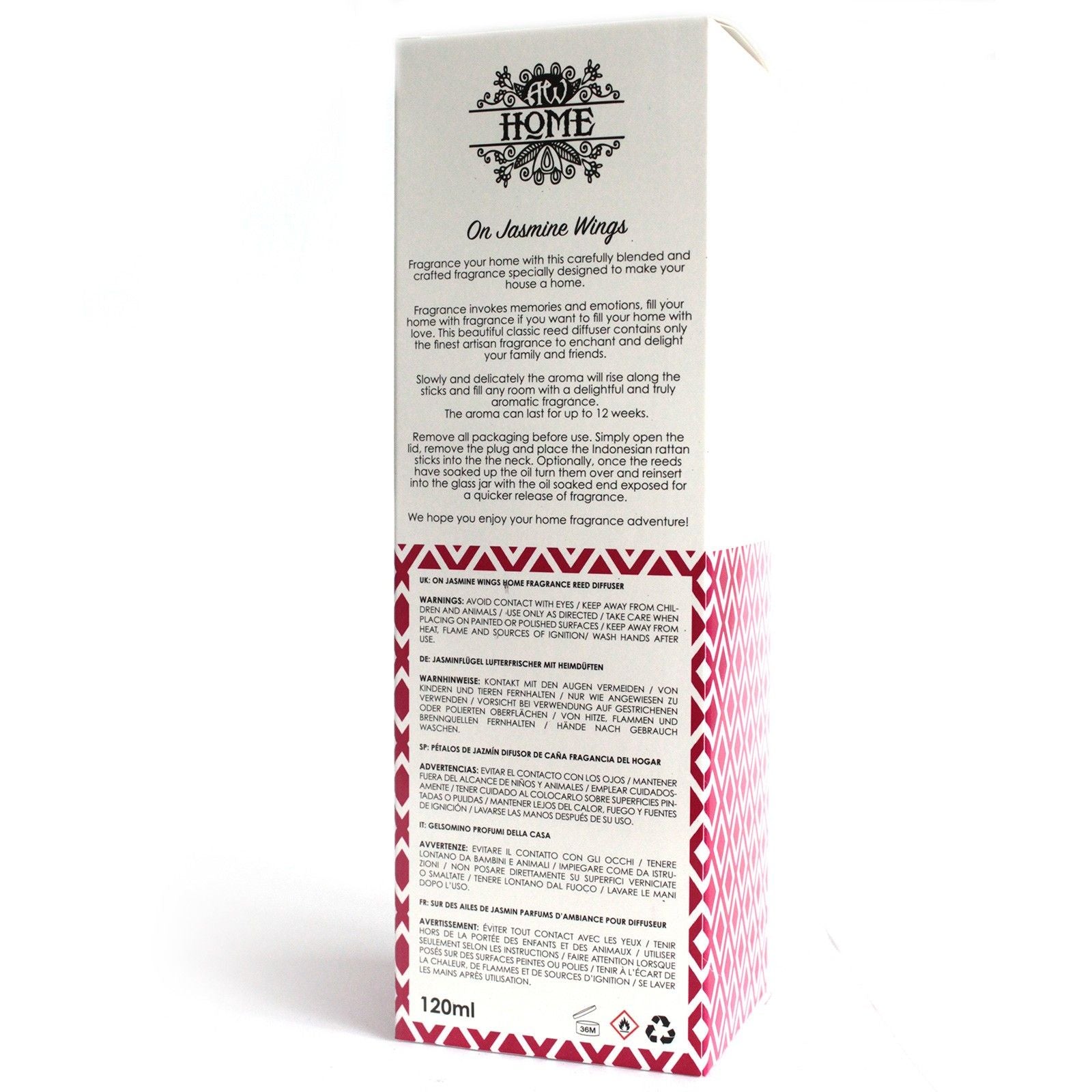 Aromatic Diffuser 120 ml - Jasmine