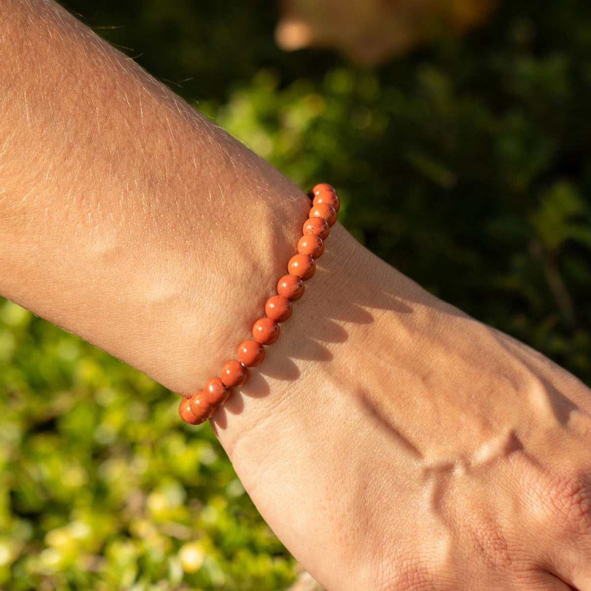 Pulseira de Poder Pequena (17cm x 6mm) - Cornalina