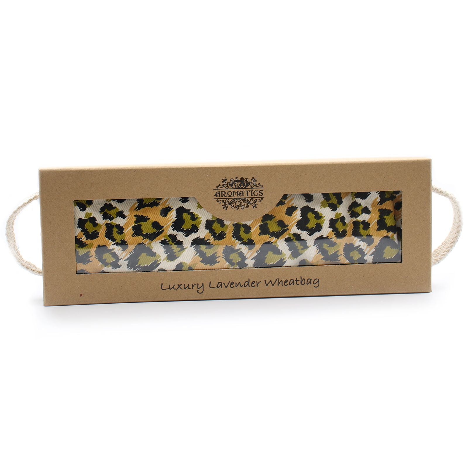 Bolsa de Trigo de Lavanda Premium em Caixa de Presente – Leopardo Noturno