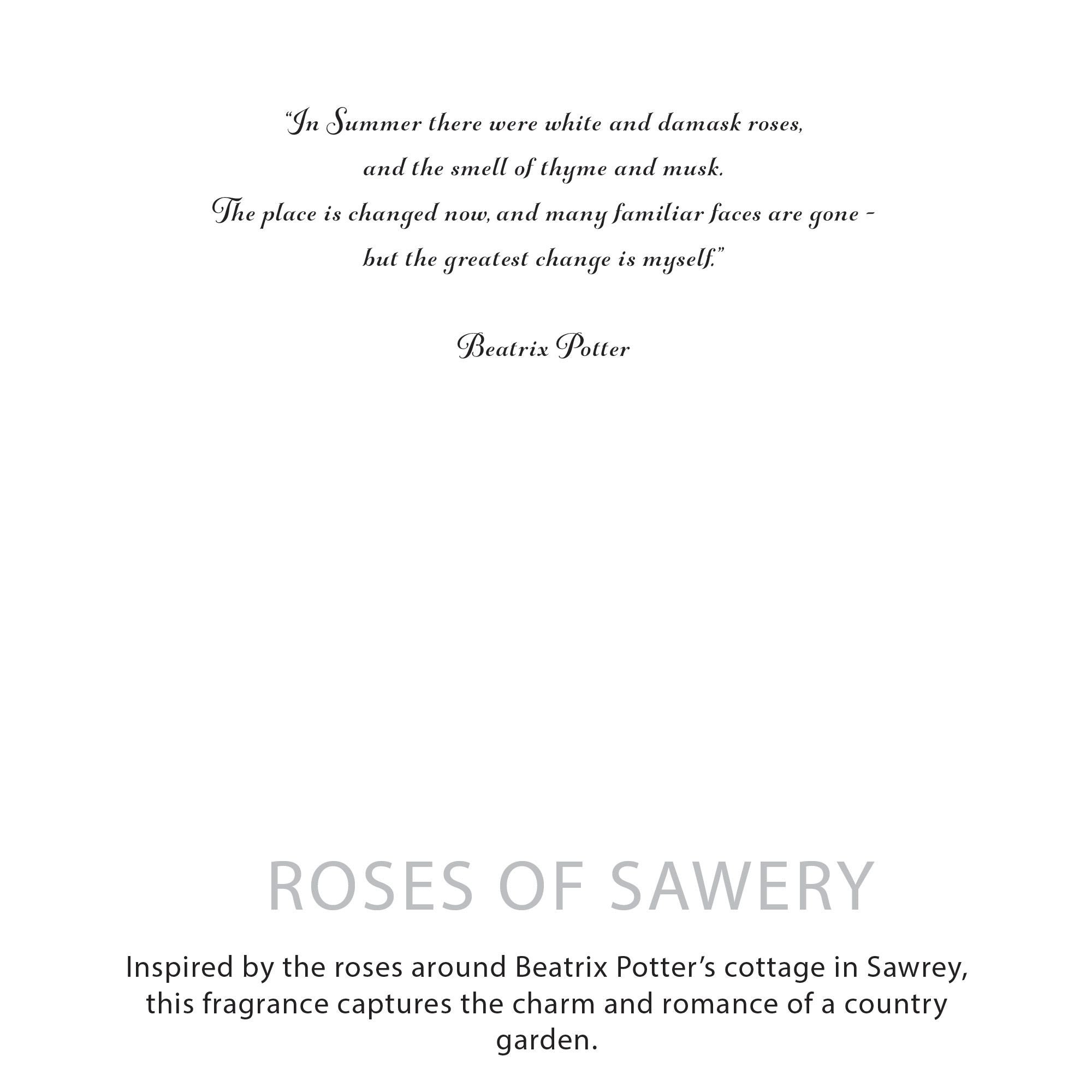 Vela Botânica de Cera de Soja Agnes + Cat Roses of Sawrey