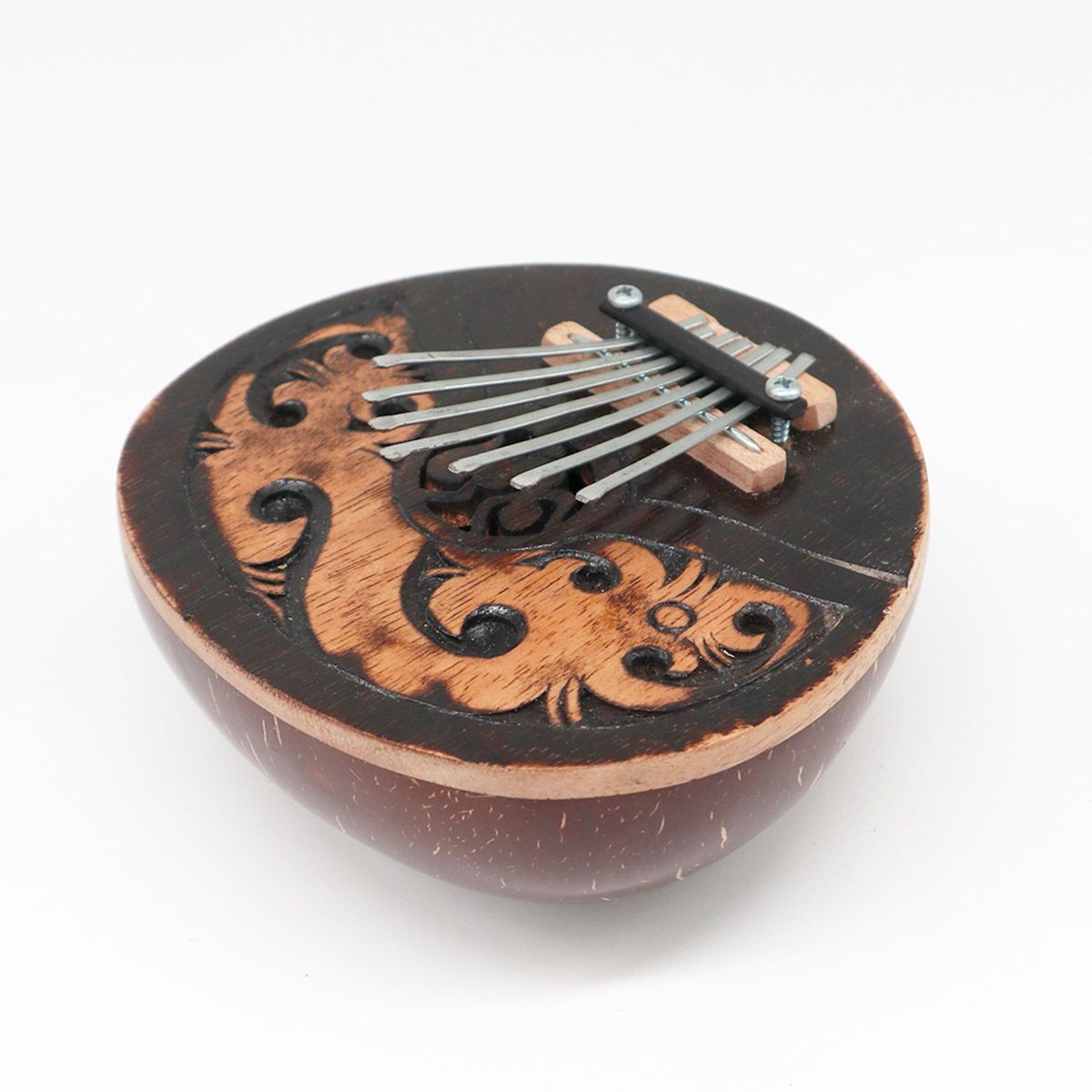 Kalimba em Coco Antigo