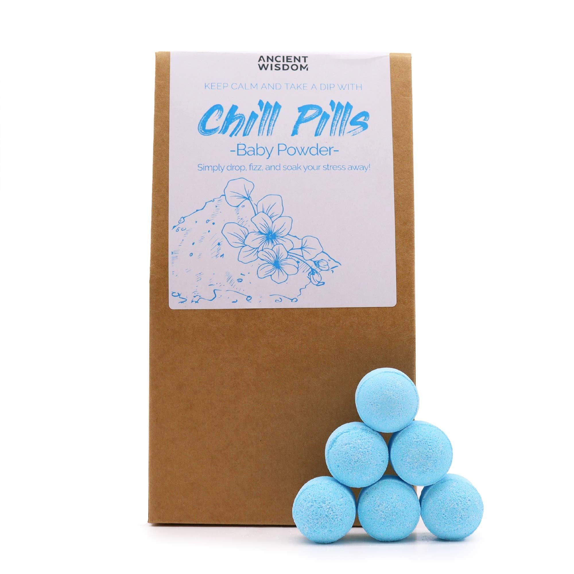 Conjunto Presente Chill Pills - Talco de Bebé - 350 g