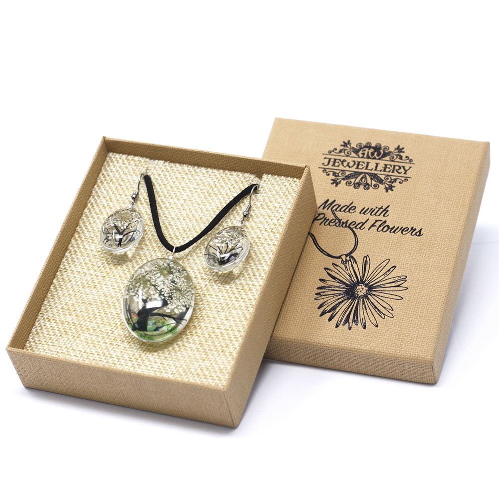 Flores Prensadas - Árvore da Vida - Branco