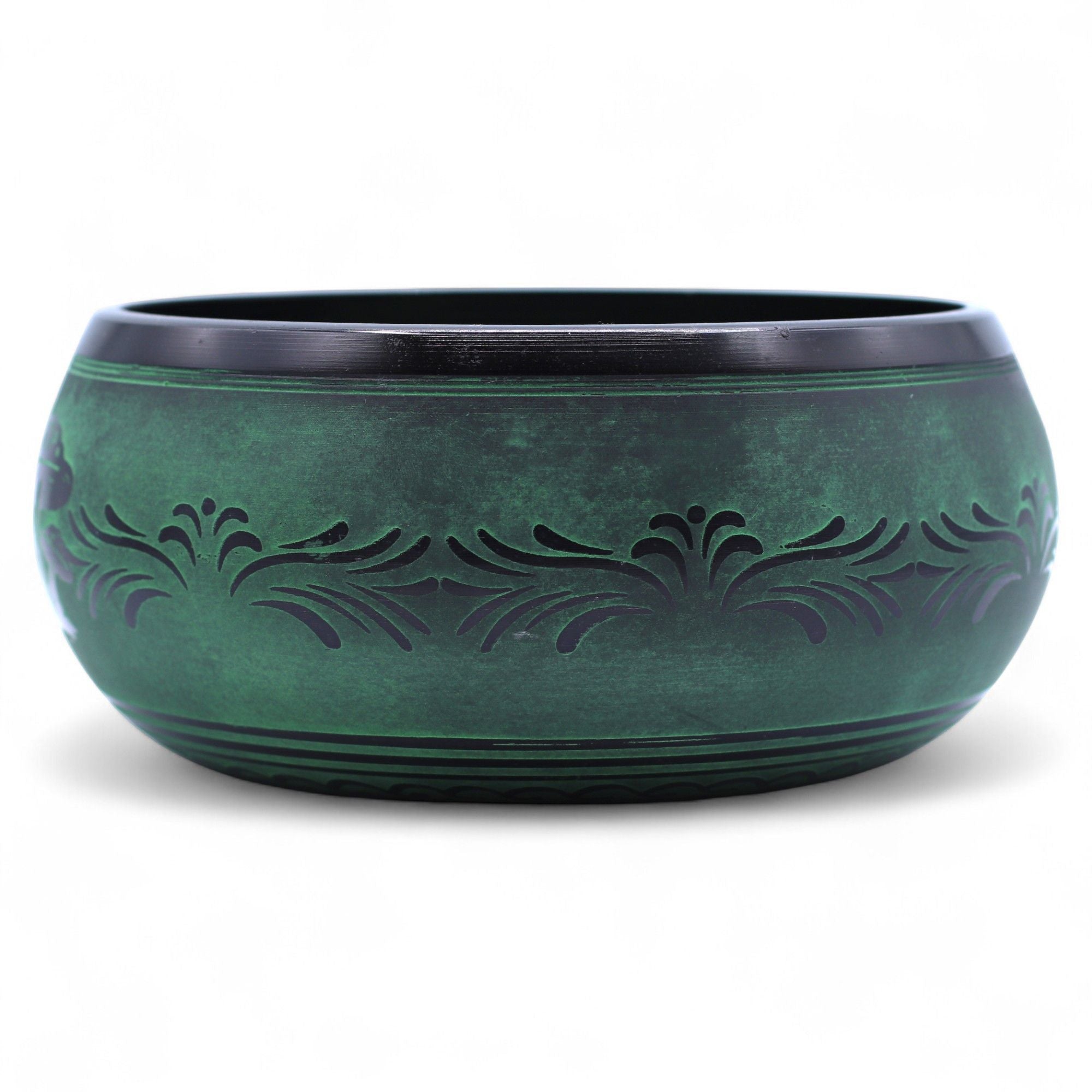 Mushroom-Shaped Singing Bowl – Moss Green