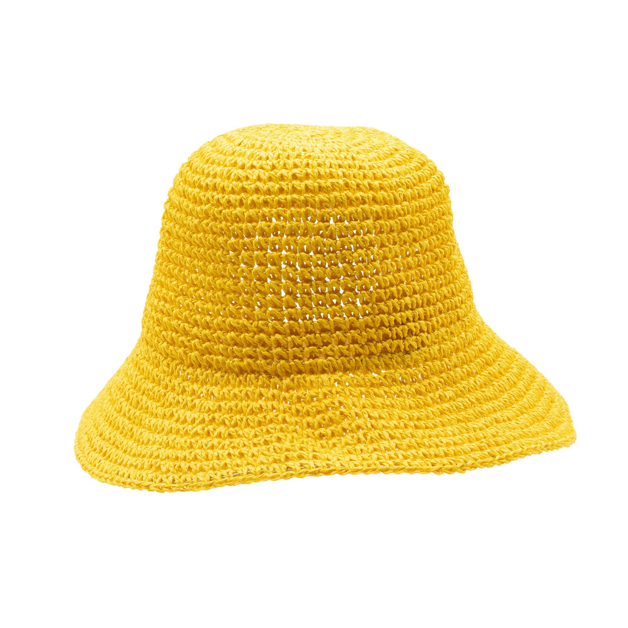 Chapéu de sol Nomad Sari em palha de aba larga - Amarelo