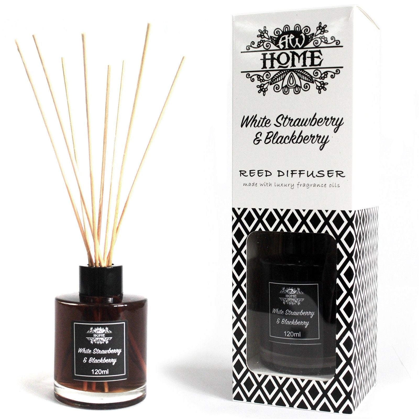 Difusor Aromático 120 ml - Morango Branco e Framboesa